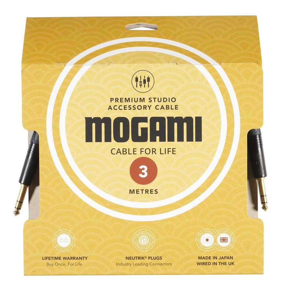 Mogami 2534 Quad Neglex 3m Cable Terminated with Neutrik Black and