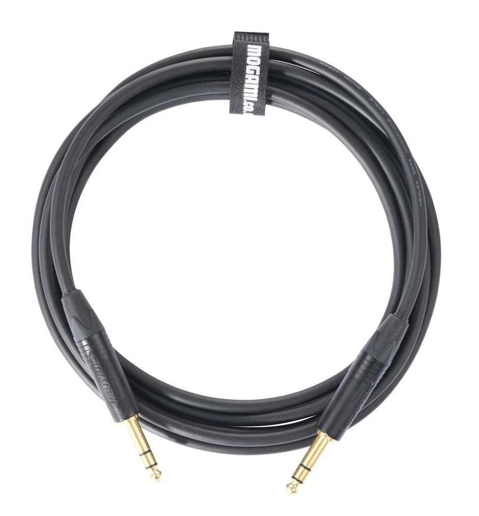 Mogami 2534 Quad Neglex 3m Cable Terminated with Neutrik Black and Gold TRS 1/4″ Jack - J3-25340-J3-3-3.jpg