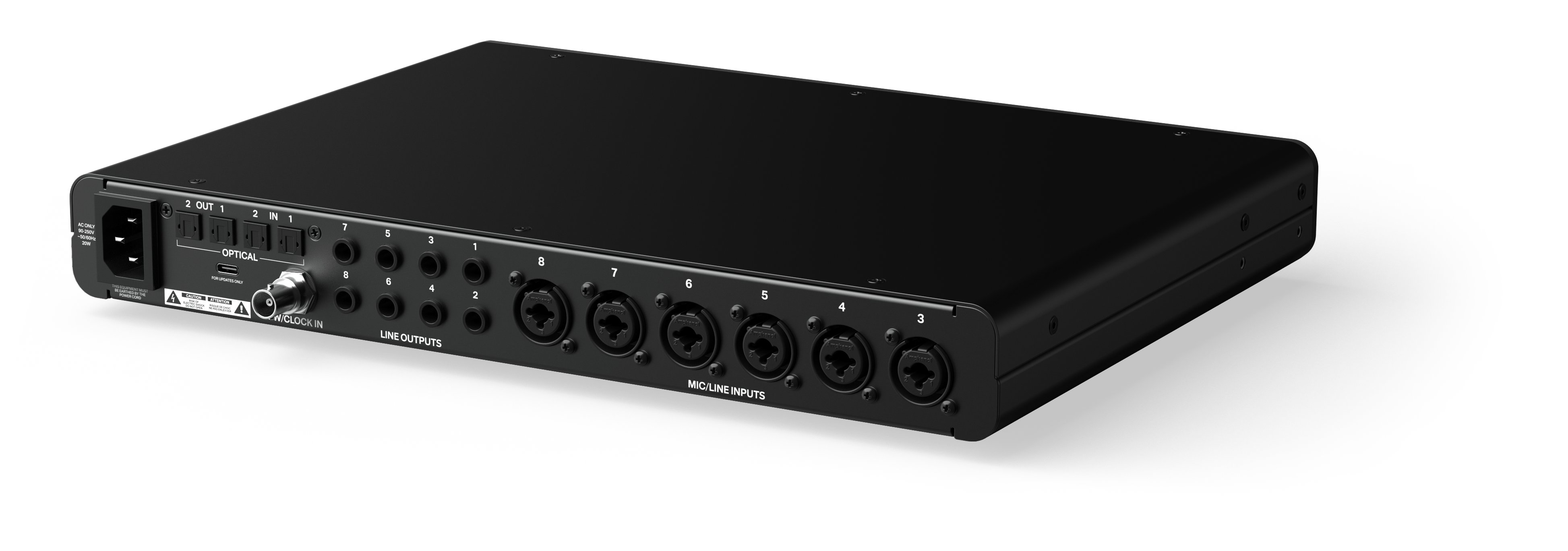 EVO SP8 - 8 Channel Smart Preamp with AD/DA - Andertons Music Co.