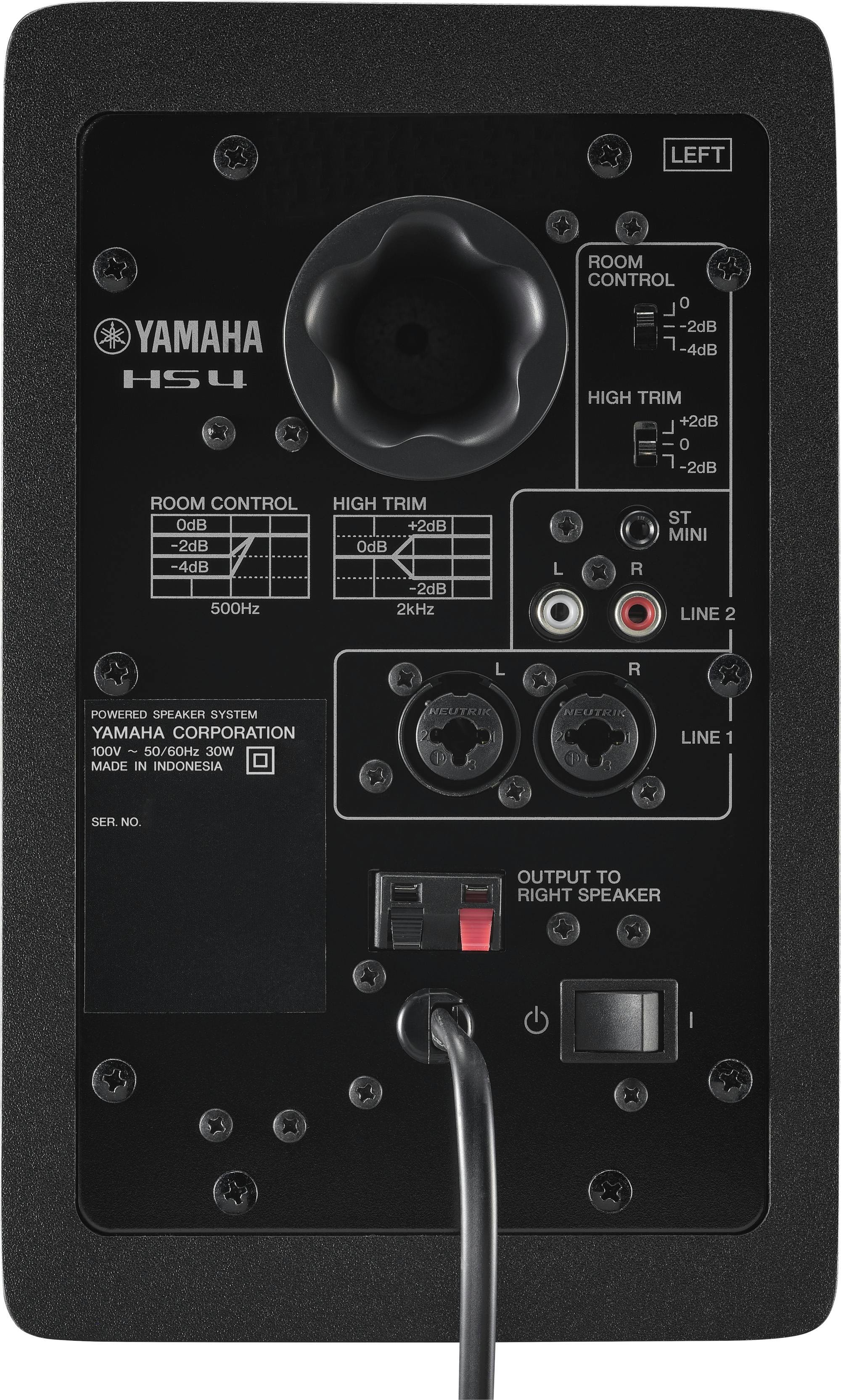 Yamaha HS4 Studio Monitors - CHS4UK-HS4-black-L-rear.jpg