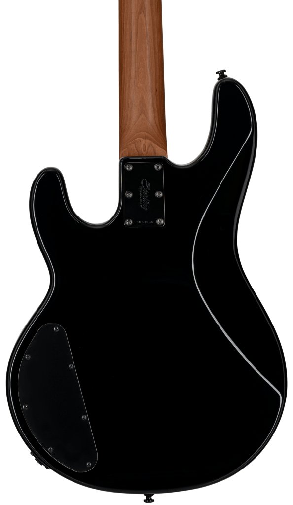 Sterling by Music Man Pete Wentz Signature Artist Series Stingray Bass Guitar in Black with Roasted Maple Neck - WENTZBKM2-Sterling-by-Music-Man-Pete-Wentz-Signature-Artist-Series-Stingray-Bass-in-Black-with-Roasted-Maple-Neck-Back.jpg