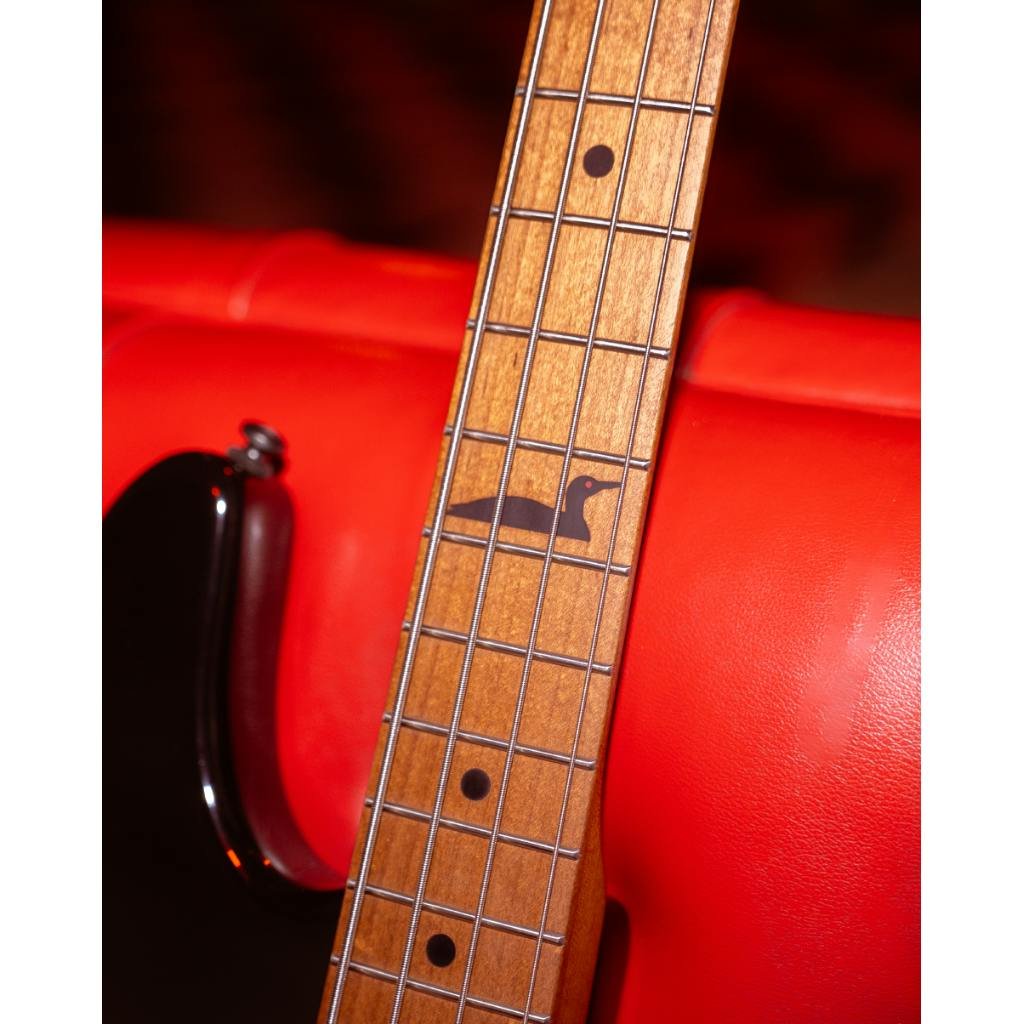Sterling by Music Man Pete Wentz Signature Artist Series Stingray Bass Guitar in Black with Roasted Maple Neck - WENTZBKM2-Sterling-by-Music-Man-Pete-Wentz-Signature-Artist-Series-Stingray-Bass-in-Black-with-Roasted-Maple-Neck-Fret.jpg