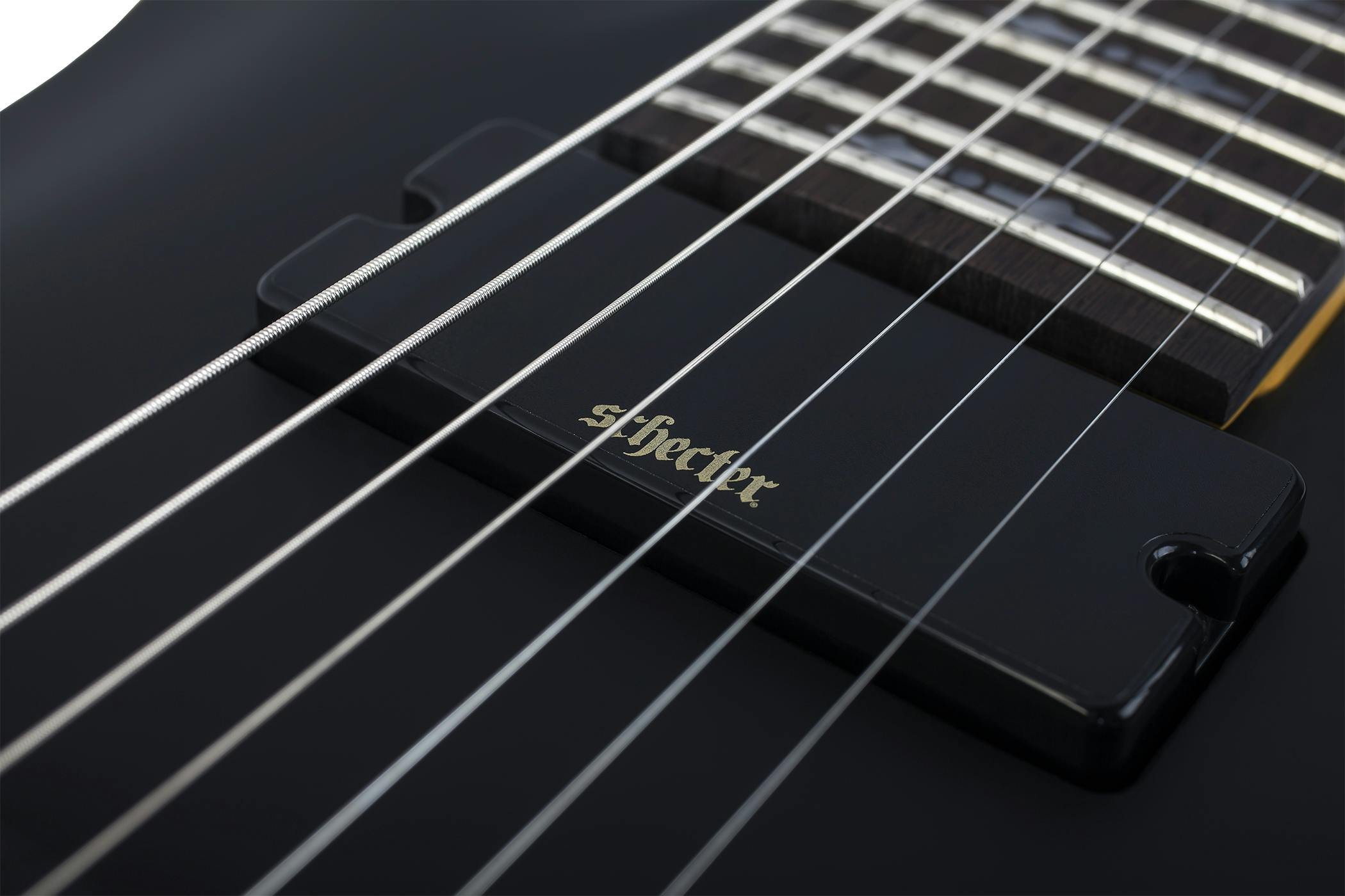Schecter Demon-7 Aged Black Satin - 471044-Schecter Demon-7 Electric Guitar in Aged Black Satin 8.jpg