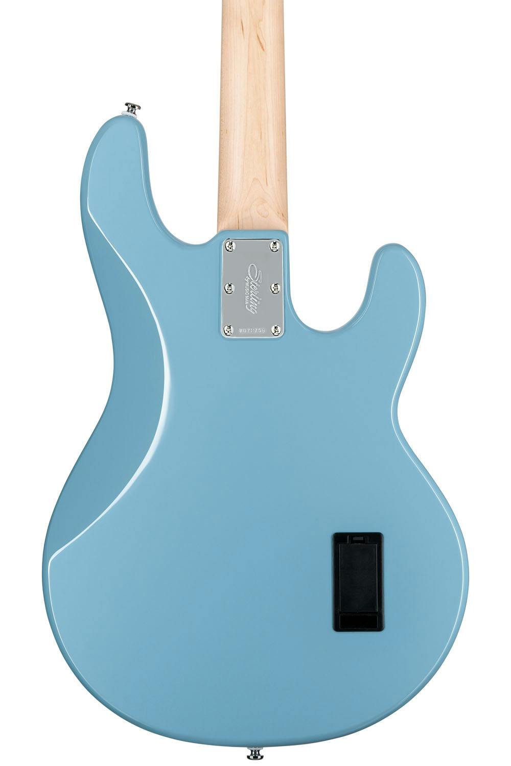 Sterling by Music Man Sub Stingray Ray4 Left Handed Bass Guitar in Chopper Blue - RAY4LHCHBM1-ST-RAY4-LH-CHB-REAR-BODY.jpg