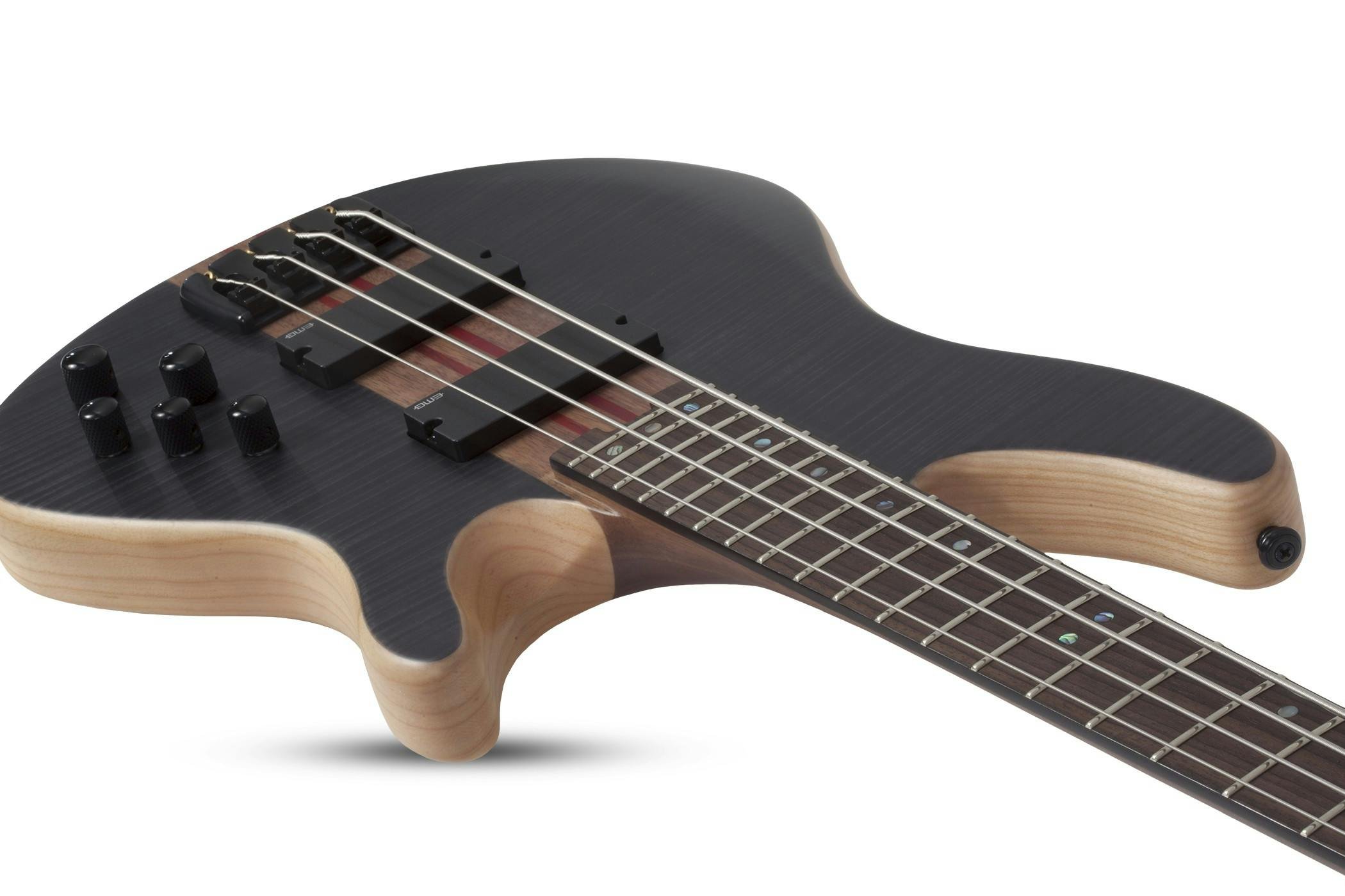 Schecter Signature Charles Berthoud CB-4 See Thru Black Satin Bass Guitar - SCH-BAS-2871-Schecter-Signature-Charles-Berthoud-CB-4-See-Thru-Black-Satin-Bass-Guitar-Cutout.jpg