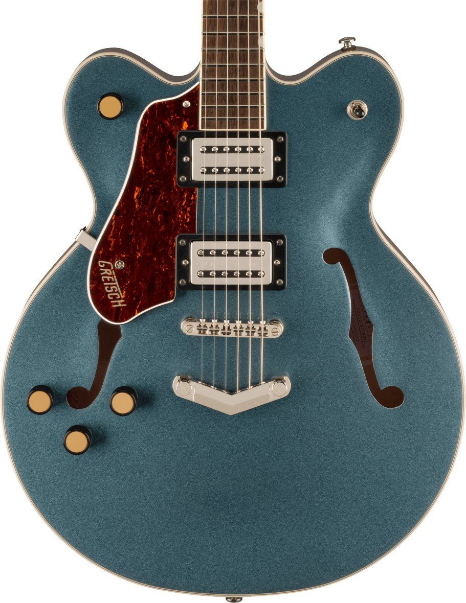 Gretsch G2622Left Handed Streamliner Center Block Double-Cut Left Handed Electric Guitar with V-Stoptail in Gunmetal - 2817020568-2817020568_gre_ins_bck_1_nr-hero.jpg