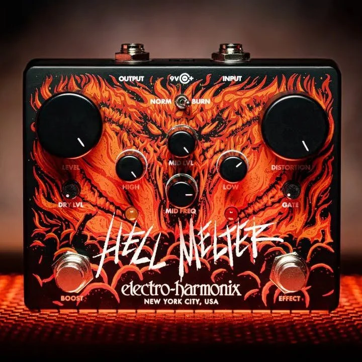 Electro Harmonix Hell Melter Advanced Metal Distortion Pedal - HELLMELTER-Electro-Harmonix-Hell-Melter-Beauty.jpg