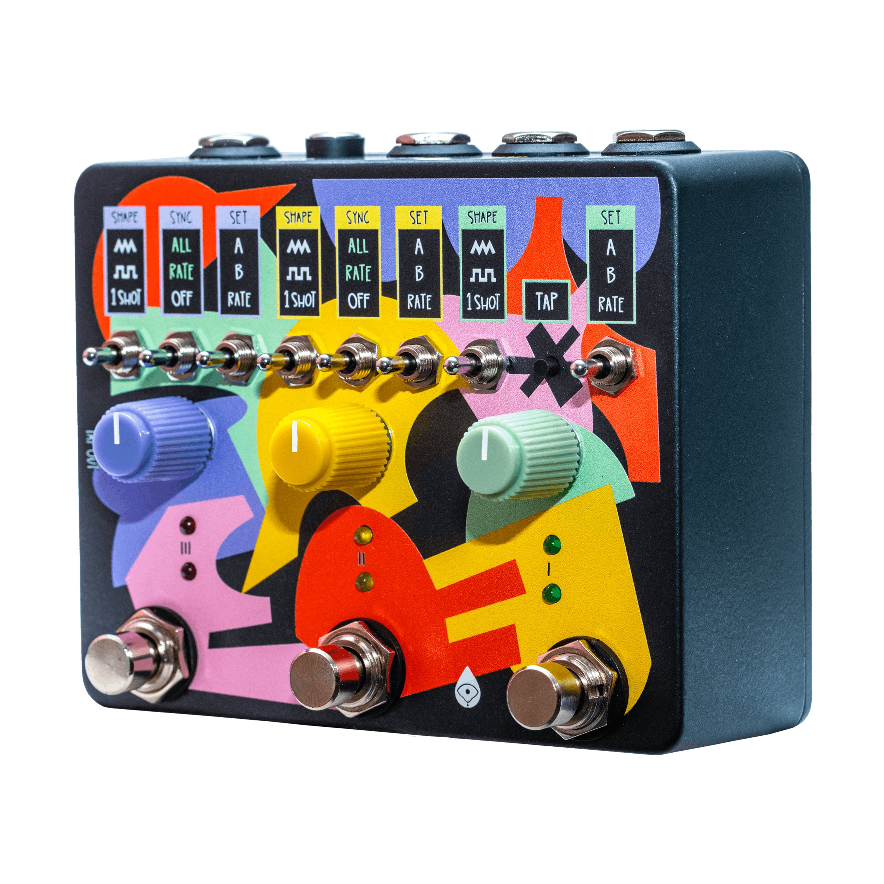 Old Blood Noise Endeavors Expression Ramper X3 Syncable Triple Expression Pedal - OBN-EXRAMX3-obne-expression_ramper_x3-rhp.jpg