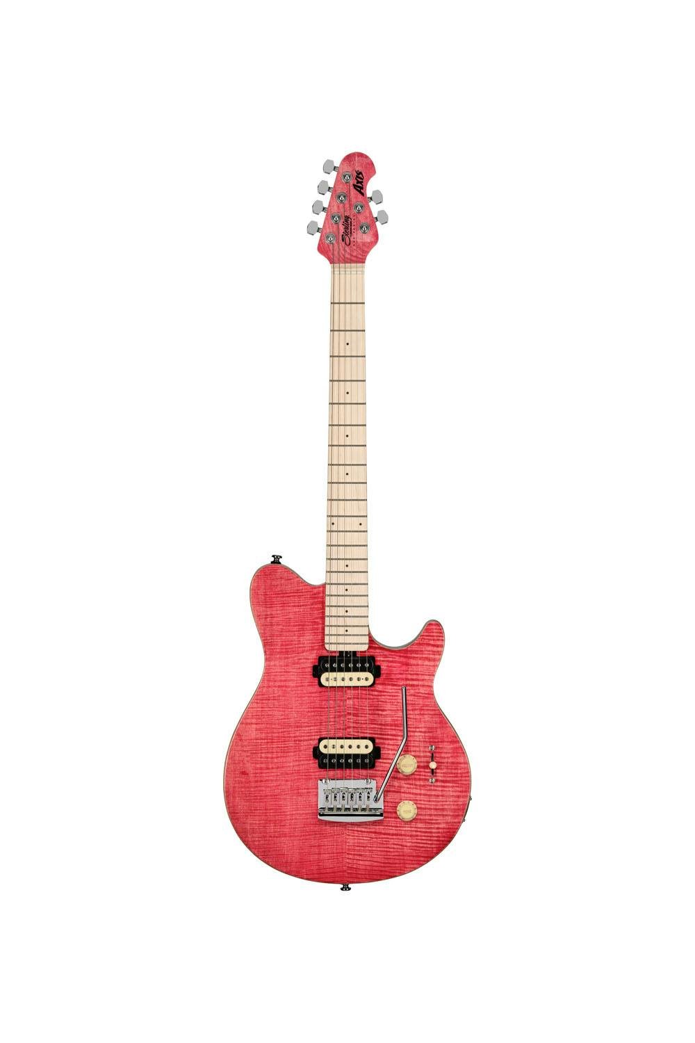 Sterling by Music Man Sub Axis AX3FM Flame Maple Top in Stain Pink