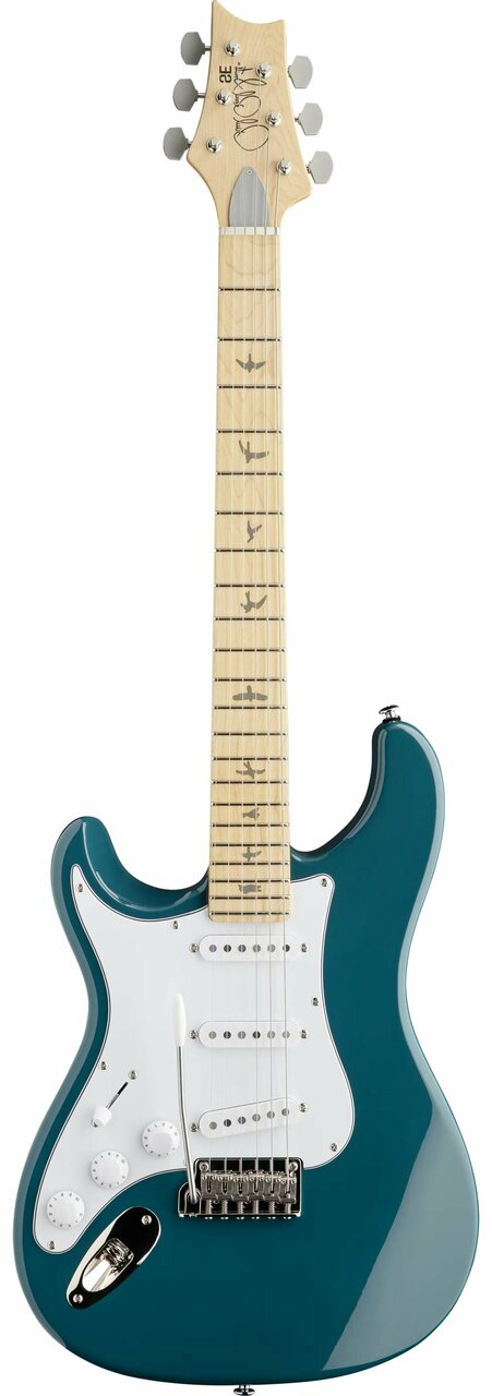 PRS SE John Mayer Silver Sky Left-Handed Nylon Blue Maple