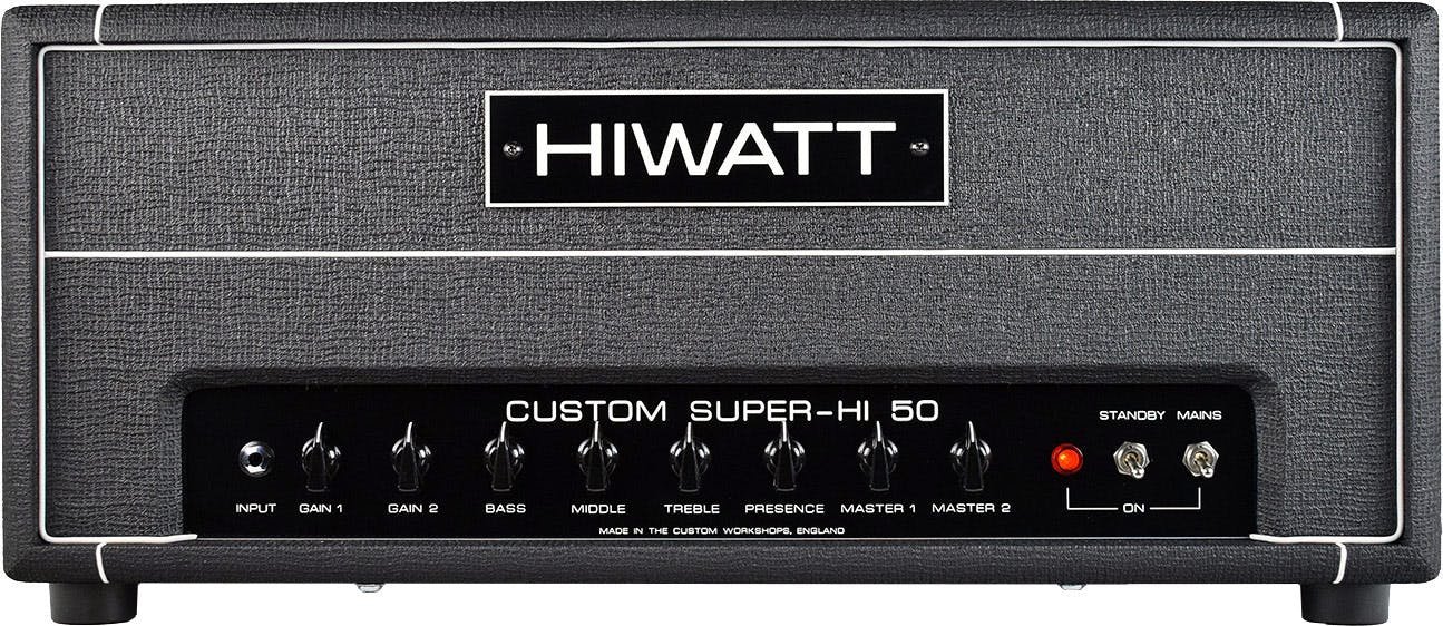 Hiwatt Custom Range Super-Hi 50 Amp Head with Custom Shop