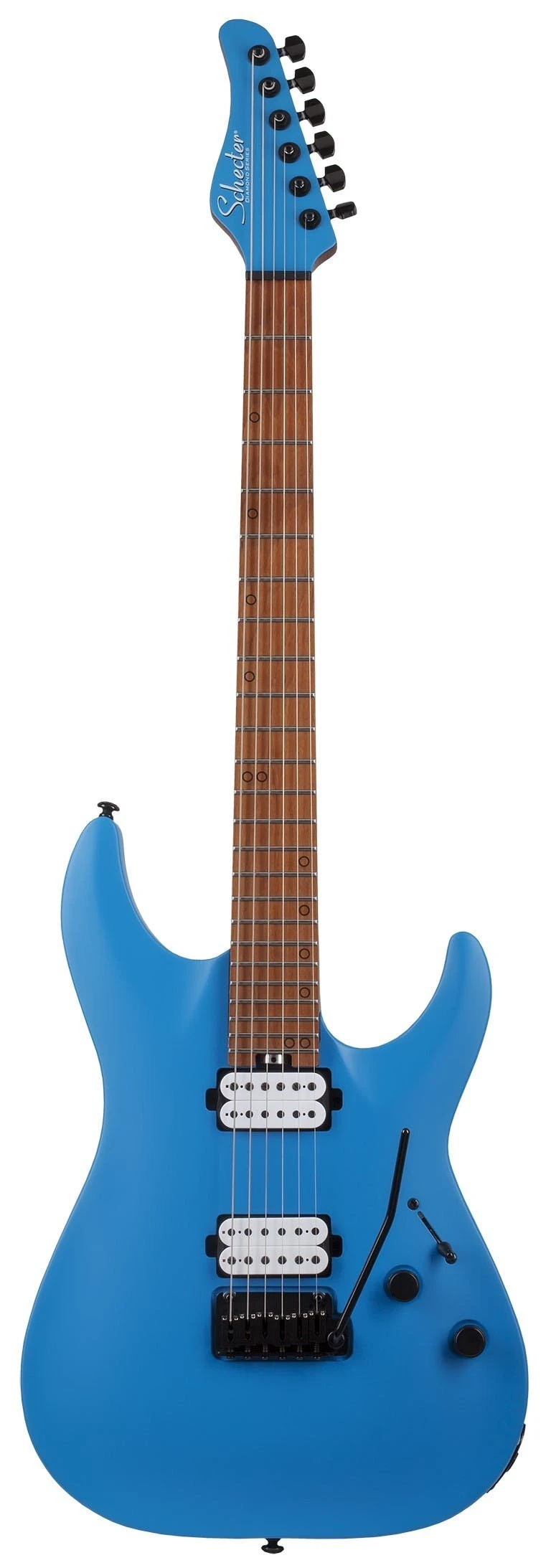 Schecter Aaron Marshall AM-6 Trem Electric Guitar in Satin Royal Sapphire - SCH-GTR-2944-aaron-marshall-schecter-sapphire-front.jpg