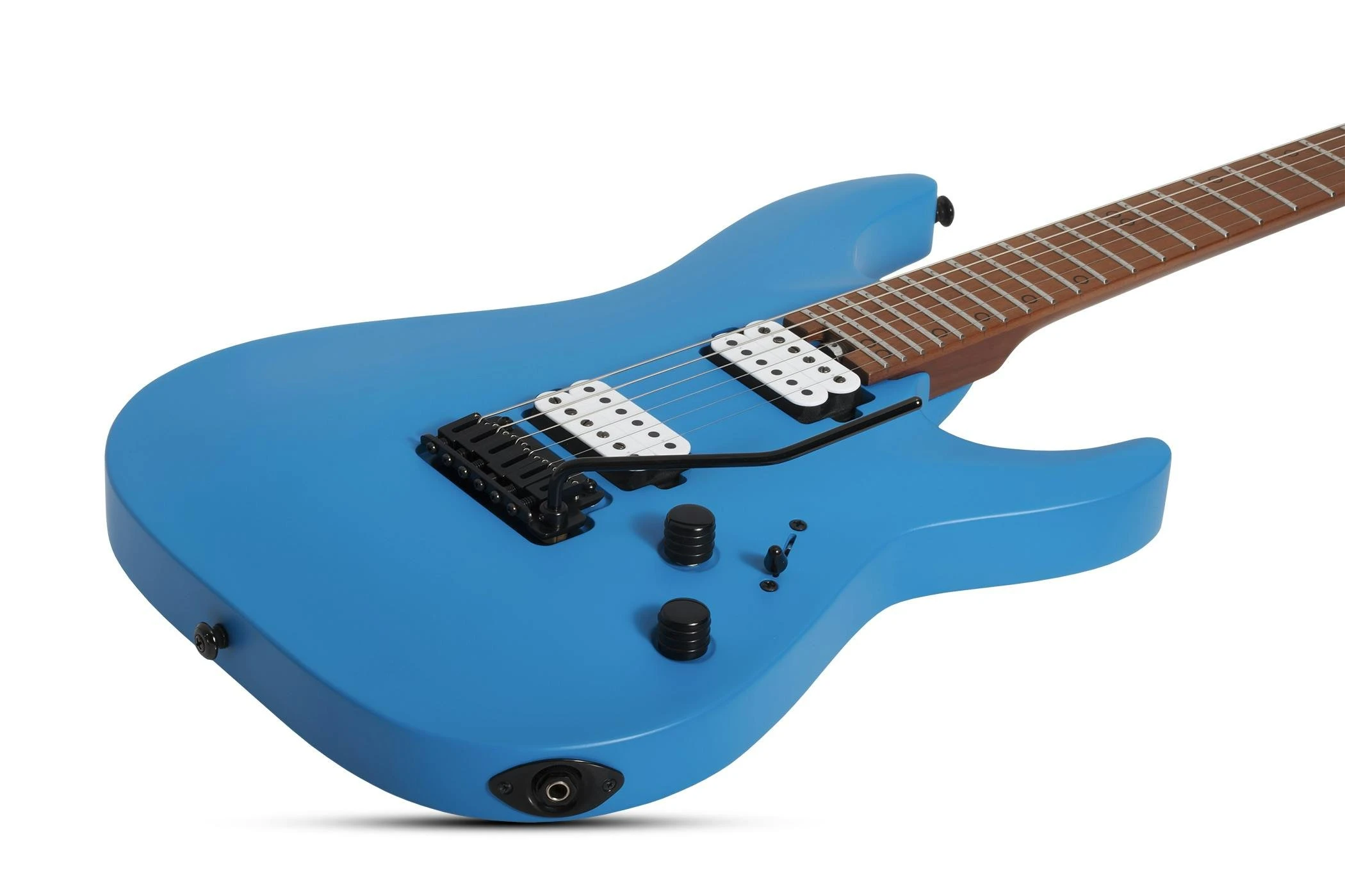 Schecter Aaron Marshall AM-6 Trem Electric Guitar in Satin Royal Sapphire - SCH-GTR-2944-aaron-marshall-schecter-sapphire-angle-5.jpg