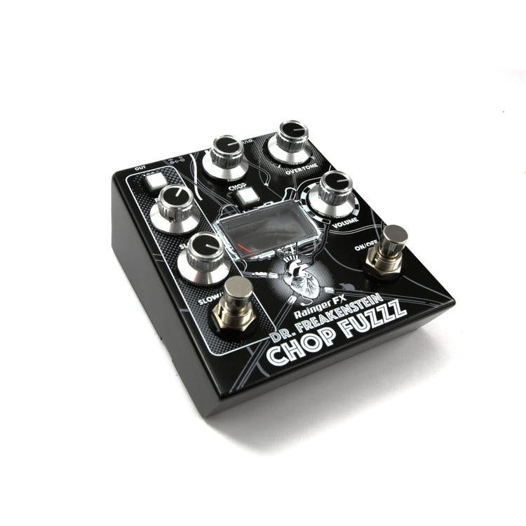 Rainger FX Dr. Freakenstein CHOP FUZZZ Guitar Pedal - CHOPFUZZ-CF+off+angle.jpg