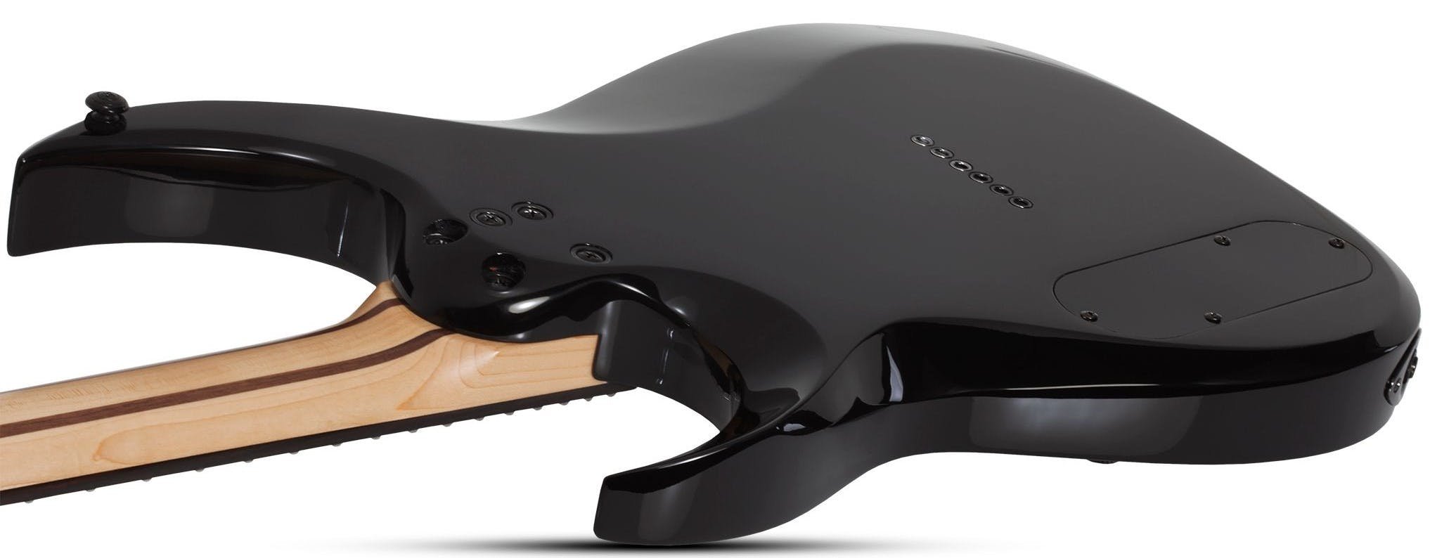 Schecter Sunset-6 Triad Gloss Black - SCH-GTR-2574-Schecter-Sunset-6-Triad-Gloss-Black-Neck-Joint.jpg