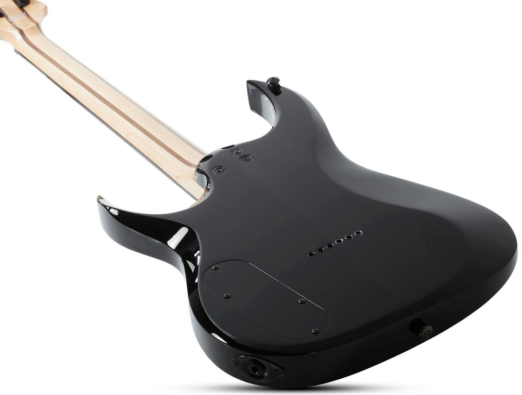 Schecter Sunset-6 Triad Gloss Black - SCH-GTR-2574-Schecter-Sunset-6-Triad-Gloss-Black-Back-Jack.jpg