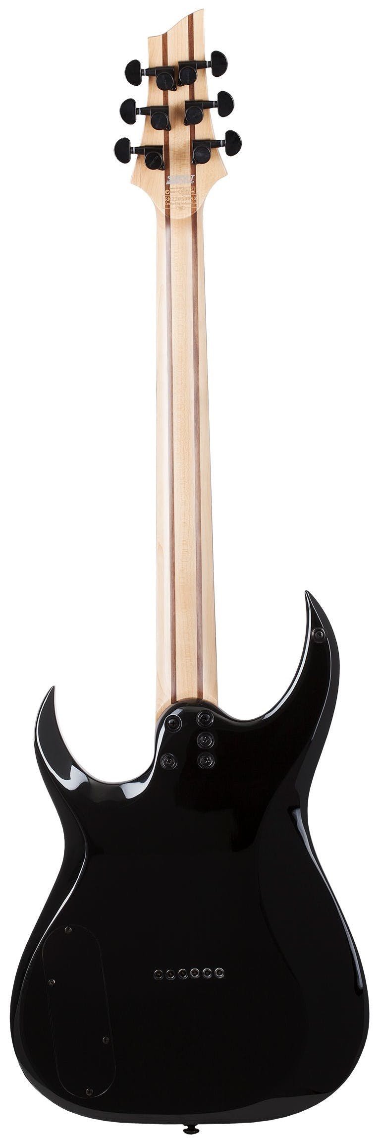 Schecter Sunset-6 Triad Gloss Black - SCH-GTR-2574-Schecter-Sunset-6-Triad-Gloss-Black-Back.jpg