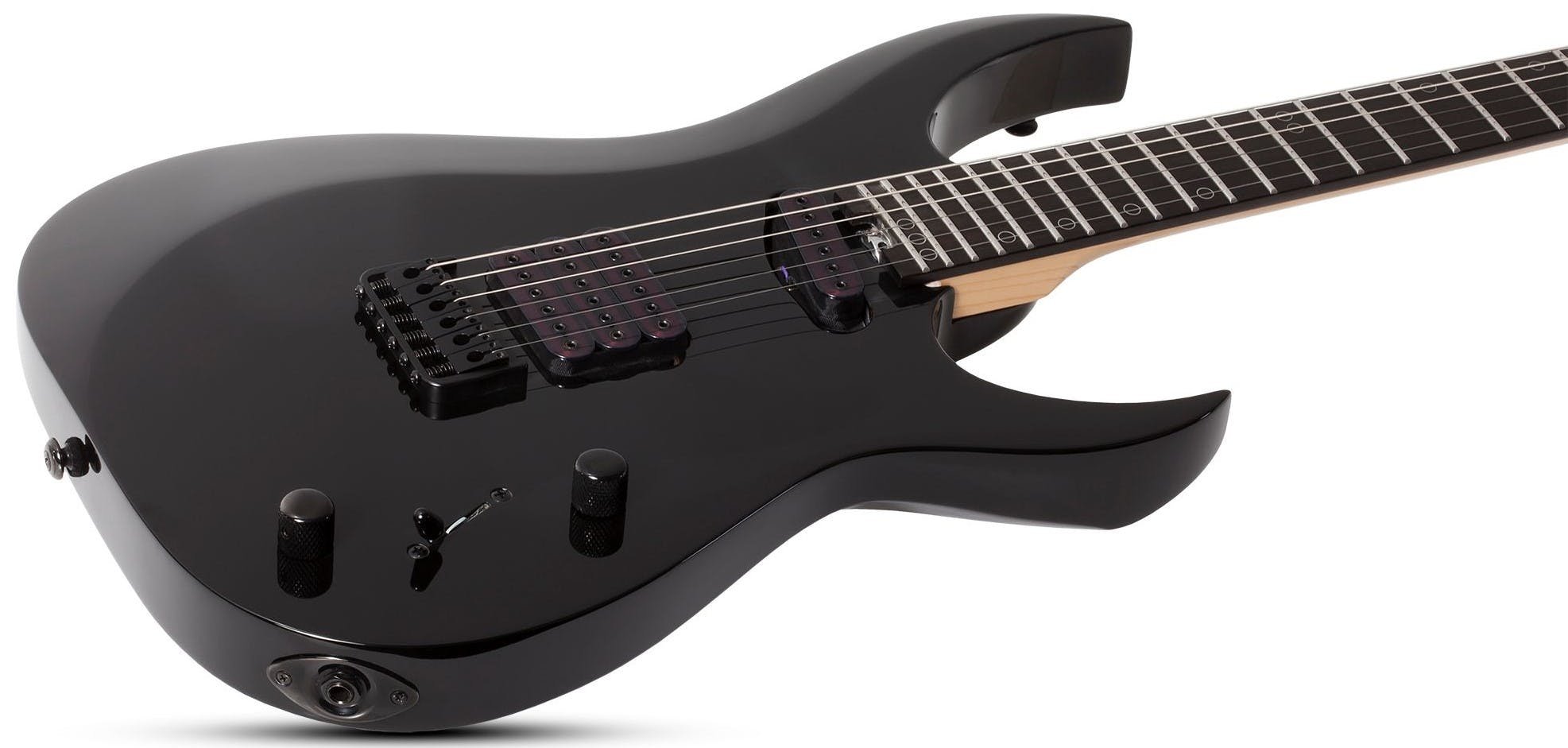 Schecter Sunset-6 Triad Gloss Black - SCH-GTR-2574-Schecter-Sunset-6-Triad-Gloss-Black-Front-Side.jpg