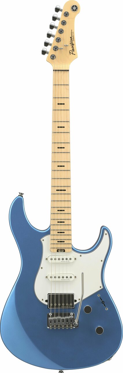 Yamaha Pacifica Standard Plus Electric Guitar with Maple Fretboard in Sparkle Blue - GPACSP12MSB-Yamaha-Pacifica-Standard-Plus-with-Maple-Fretboard-in-Sparkle-Blue-Front.jpg