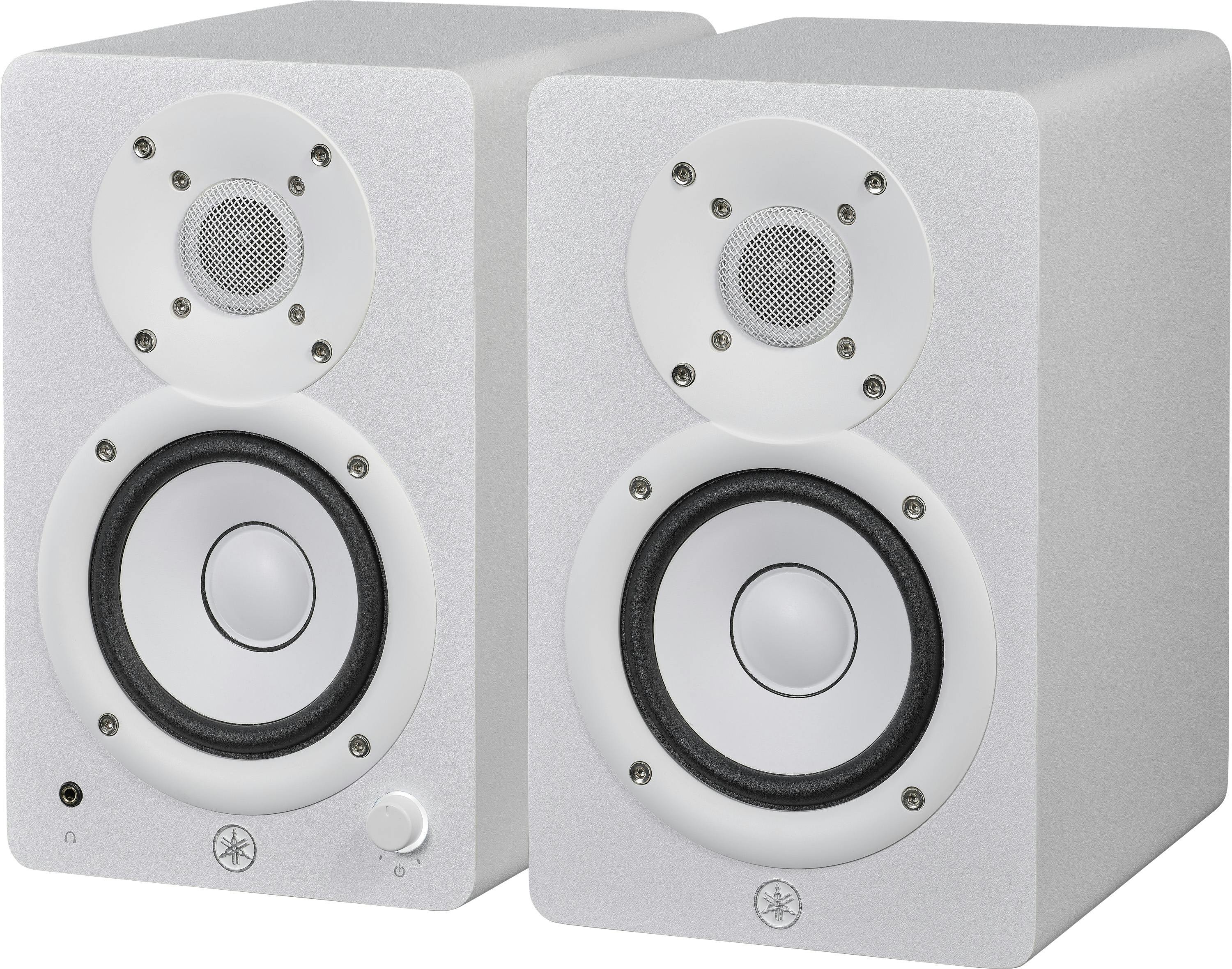 Yamaha HS4 Studio Monitors in White - CHS4WUK-HS4-white-angle-02.jpg