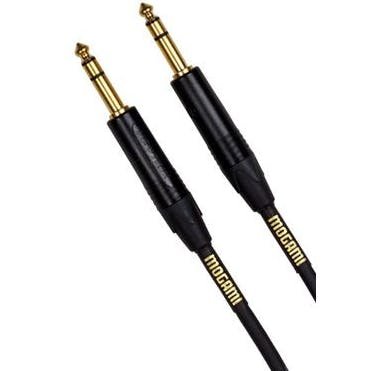 Mogami Quad Neglex 5m TRS - TRS Jack Cable with Neutrik Black and Gold Connectors - 524079-1657536432247.jpg