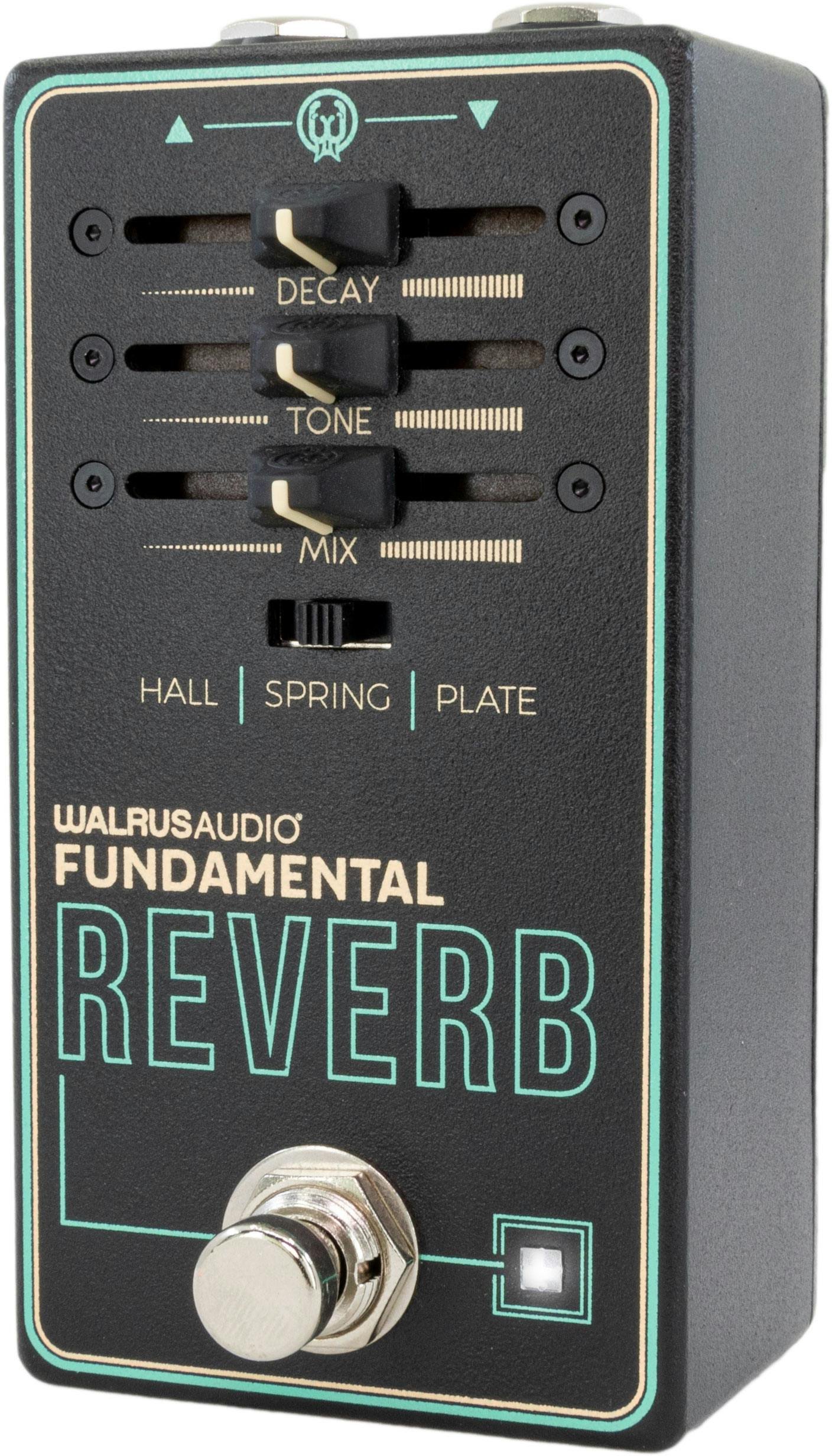 Walrus Audio Fundamental Series Reverb Pedal - 64202-Walrus-Audio-Fundamental-Series-Reverb-Pedal-in-Black-Left.jpg