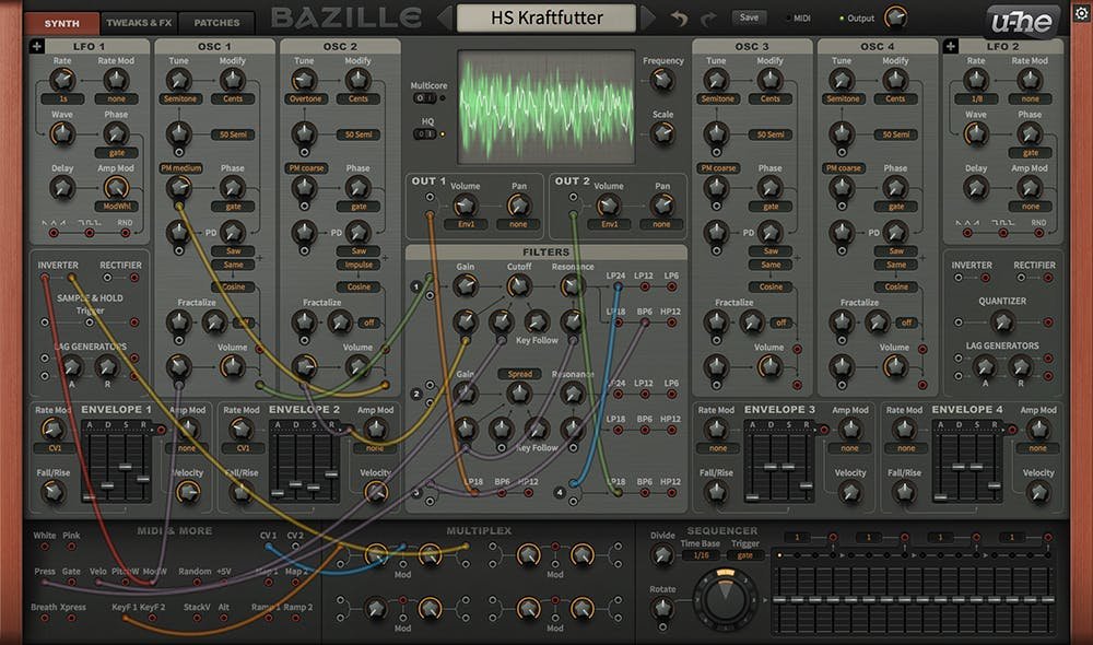 u-he Bazille Virtual Modular Synthesizer Plugin - 459319-bazille_v1_1_main.jpg