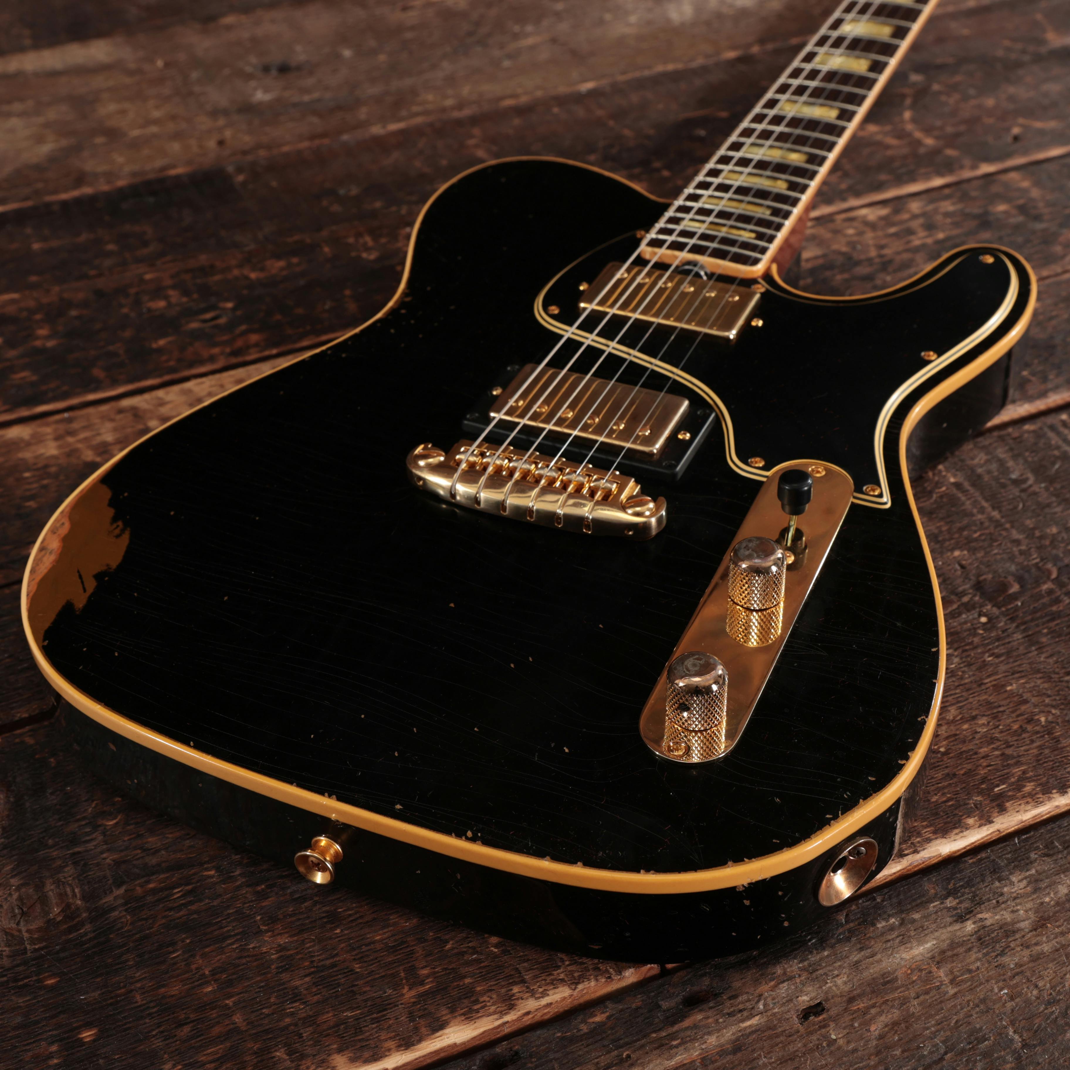 Shabat Guitars Lion Justin Derrico Black over Gold - LION-JD-BG-LION-JD-BG-----007-11.jpg