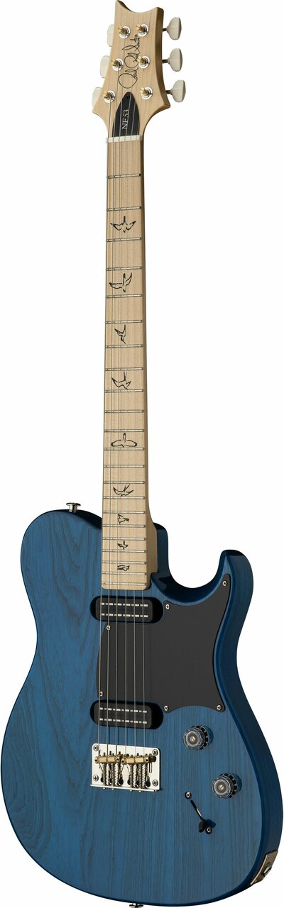 PRS NF 53 Electric Guitar in Blue Matteo - NF53BM-PRS-NF-53-Electric-Guitar-in-Blue-Matteo-Front-Quarter.jpg