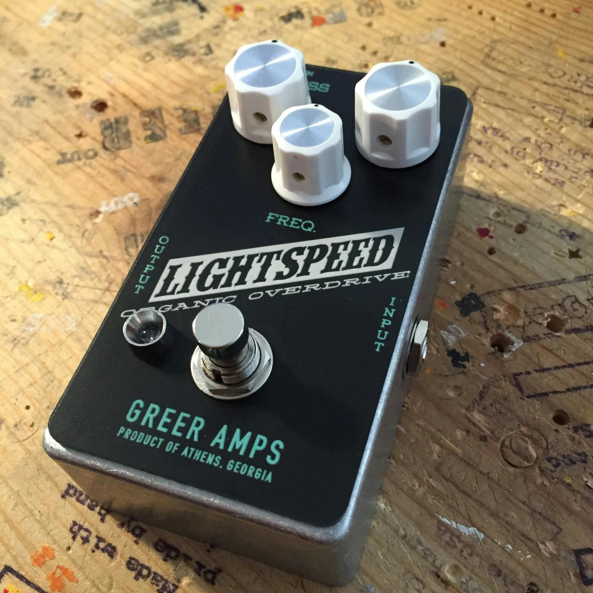 Greer Amps Lightspeed Organic Overdrive in Reverse Daphne