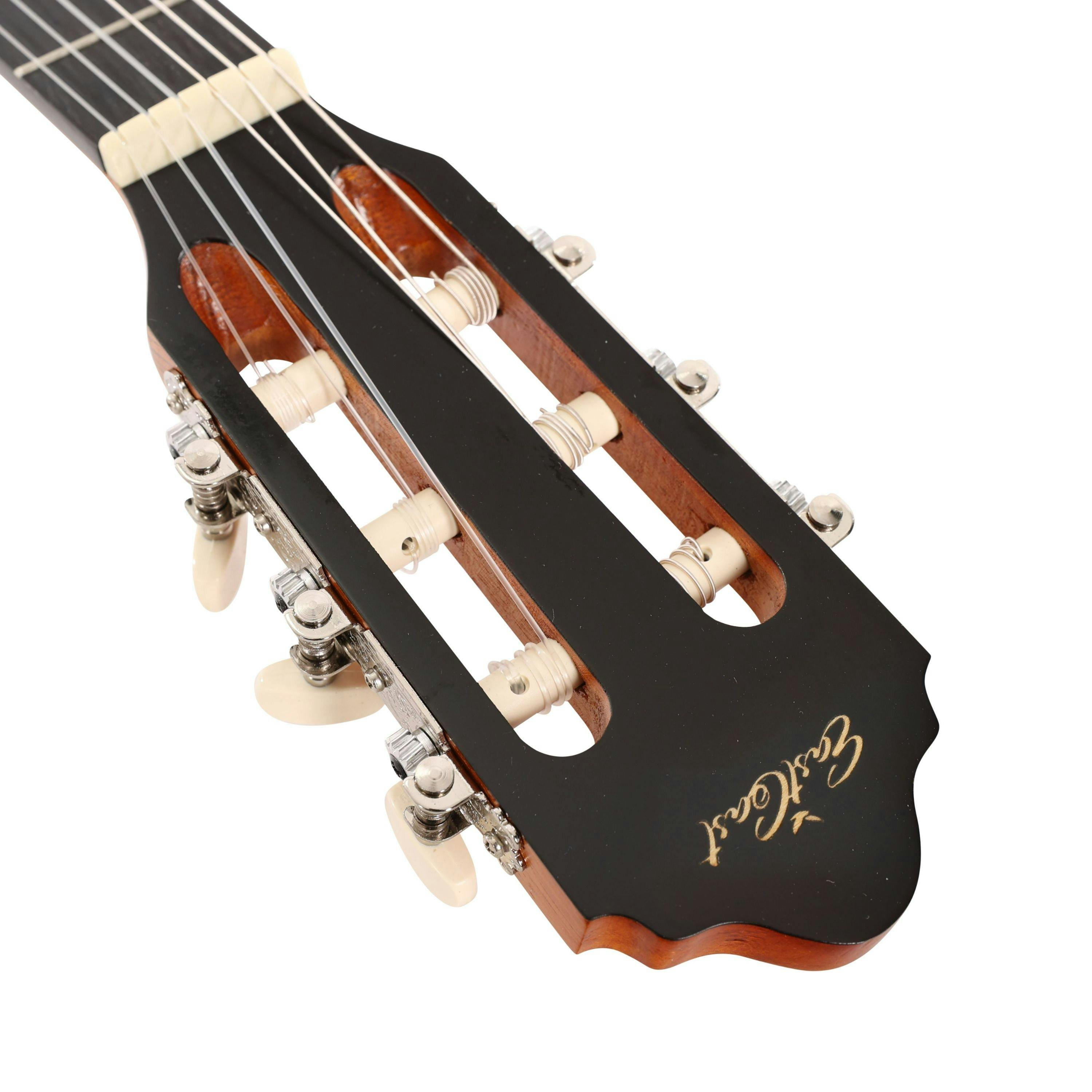 EastCoast 3/4 Size Deluxe Classical Nylon String Acoustic Guitar with Gig Bag - 479405-EastCoast C1 3 4 Size Classical Guitar in Natural 7.jpg