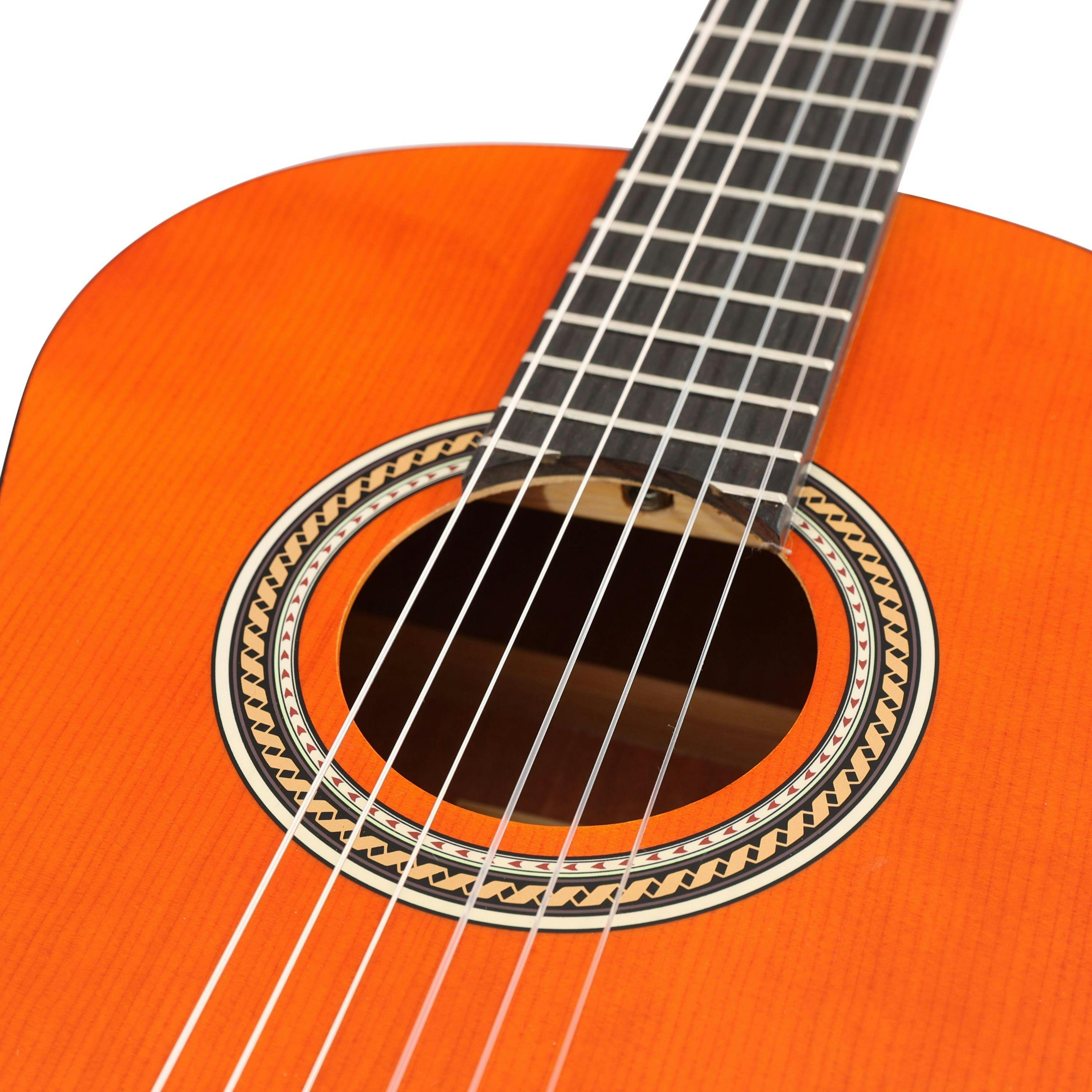 EastCoast 3/4 Size Deluxe Classical Nylon String Acoustic Guitar with Gig Bag - 479403-EastCoast C1 3 4 Size Classical Guitar in Natural 5.jpg