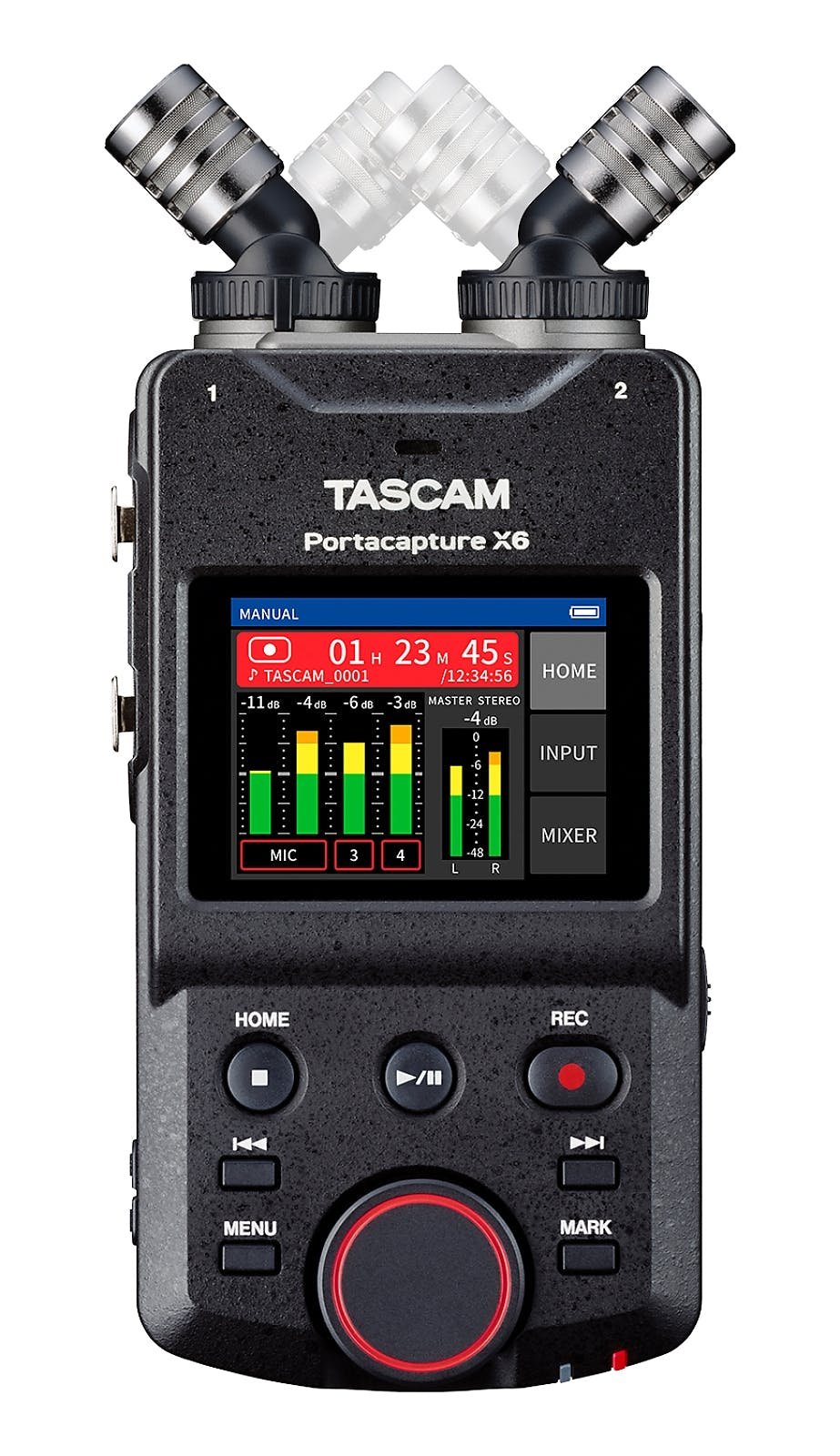 Tascam Portacapture X6 - Multi-Track Handheld Recorder - PORTACAPTUREX6-portacapture_x6_front.jpg