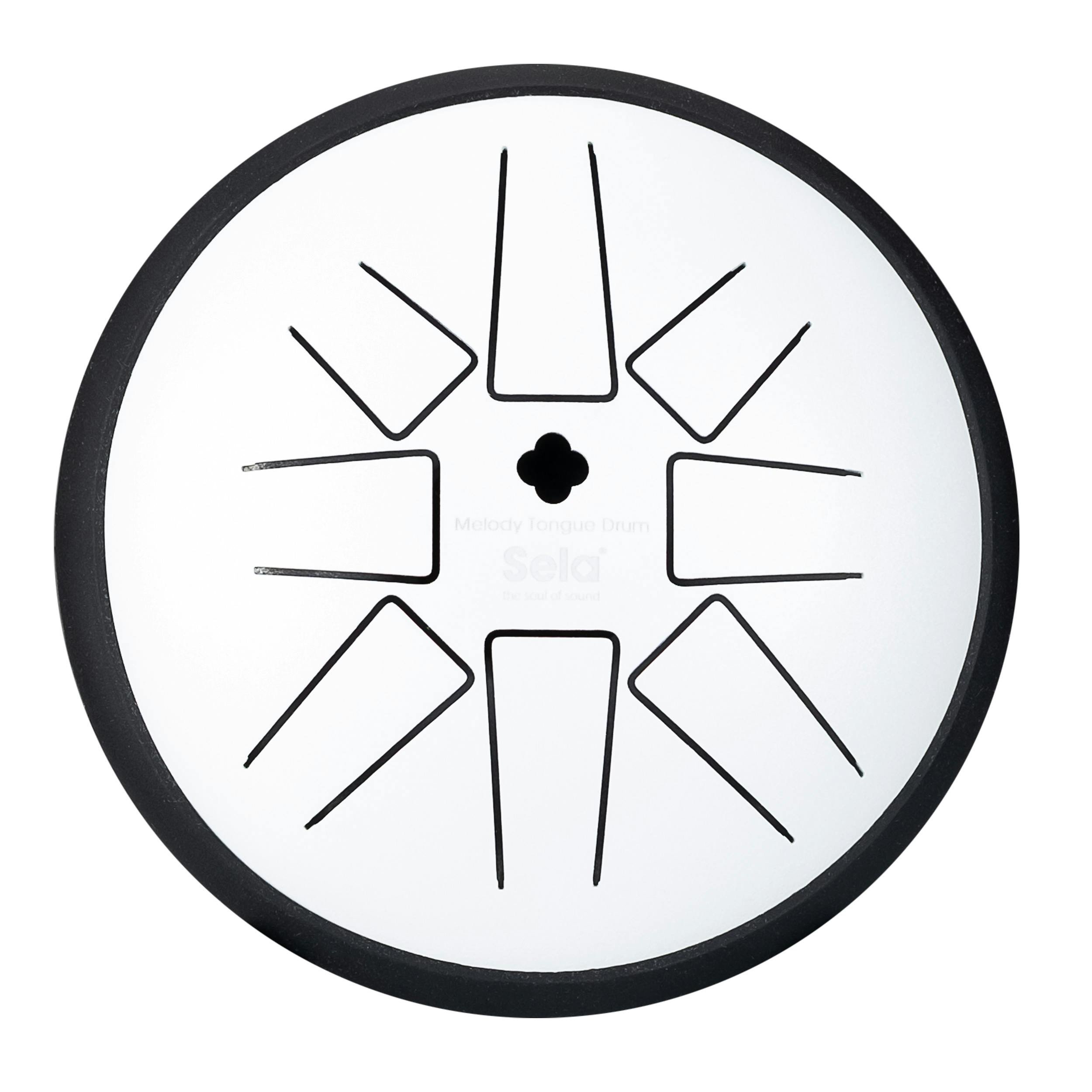 Sela Melody Tongue Drum 6in G Min White - SE363-SE-363-02.jpg