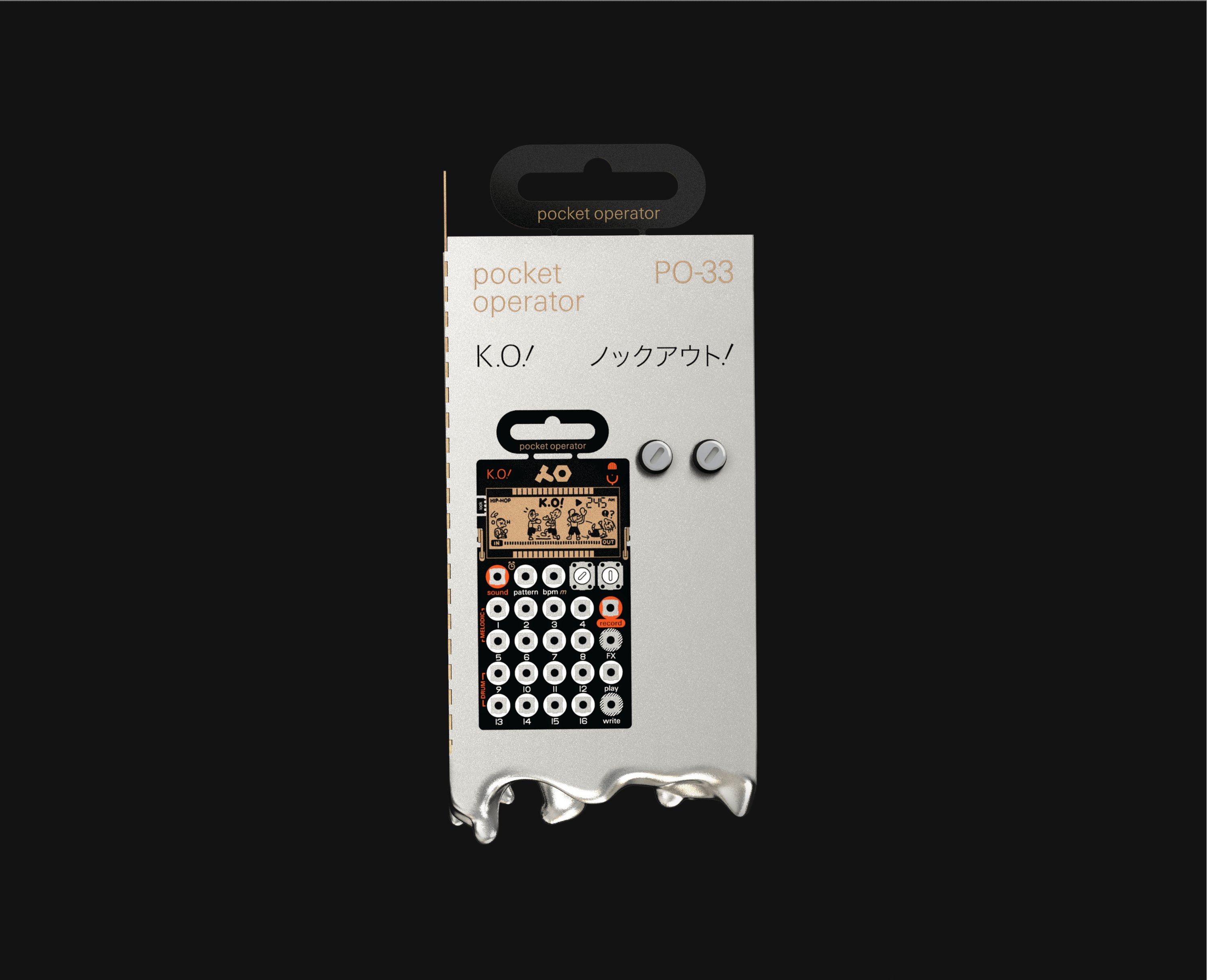 Teenage Engineering PO-33 K.O! Pocket Operator - 261453-K.O! Pack Melt.jpg