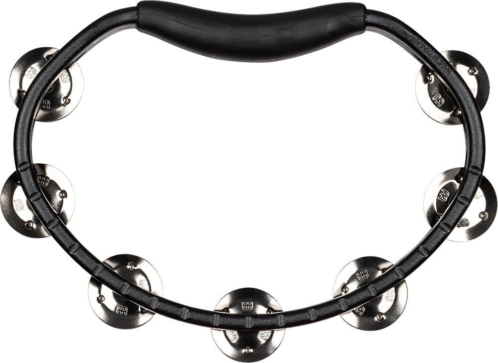 Meinl Headliner Series Single Row Hand Held Tambourine Stainless Steel Jingles Black - HTBK-HTBK_2.jpg
