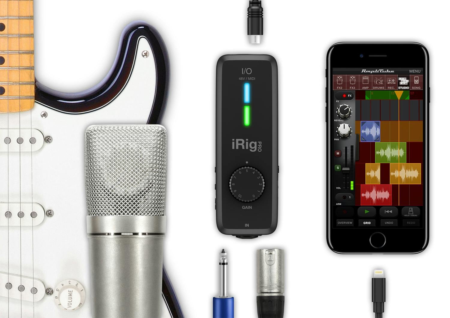 IK Multimedia iRig PRO I/O Audio & MIDI Interface - Andertons