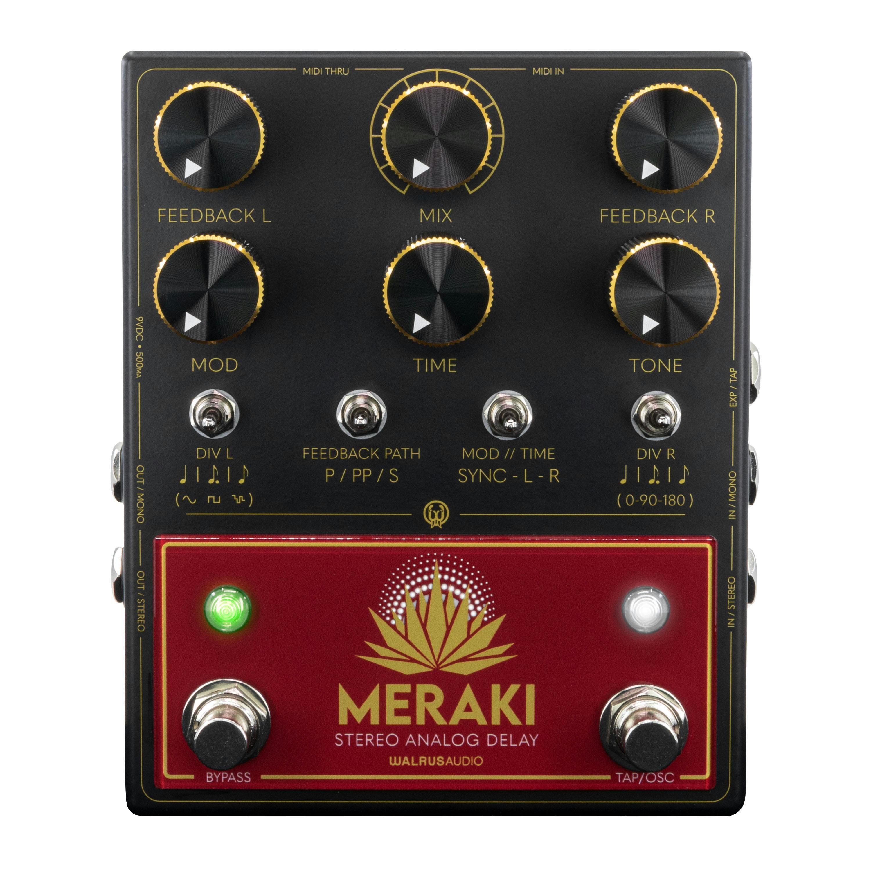 Walrus Audio Meraki Analog Stereo Delay Pedal - Andertons Music Co