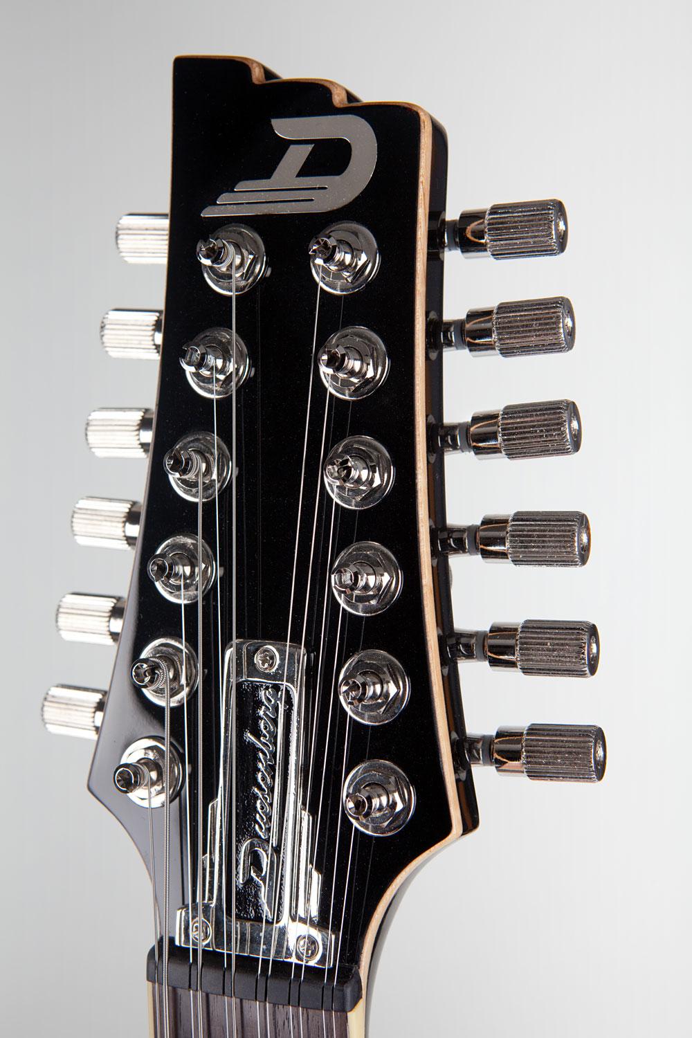 Duesenberg Mando 12-String Semi-Hollow Electric Mando Guitar in Black  - Mando_DT1.jpg