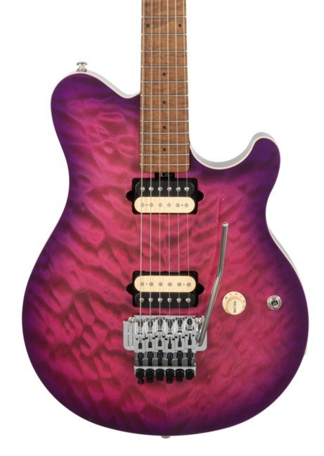 Music Man Axis - Olallieberry Quilt Top - Roasted Figured Maple Neck & fretboard - Chrome Hardware - 300-WBQ-R1-00-MB-CR-0.jpg