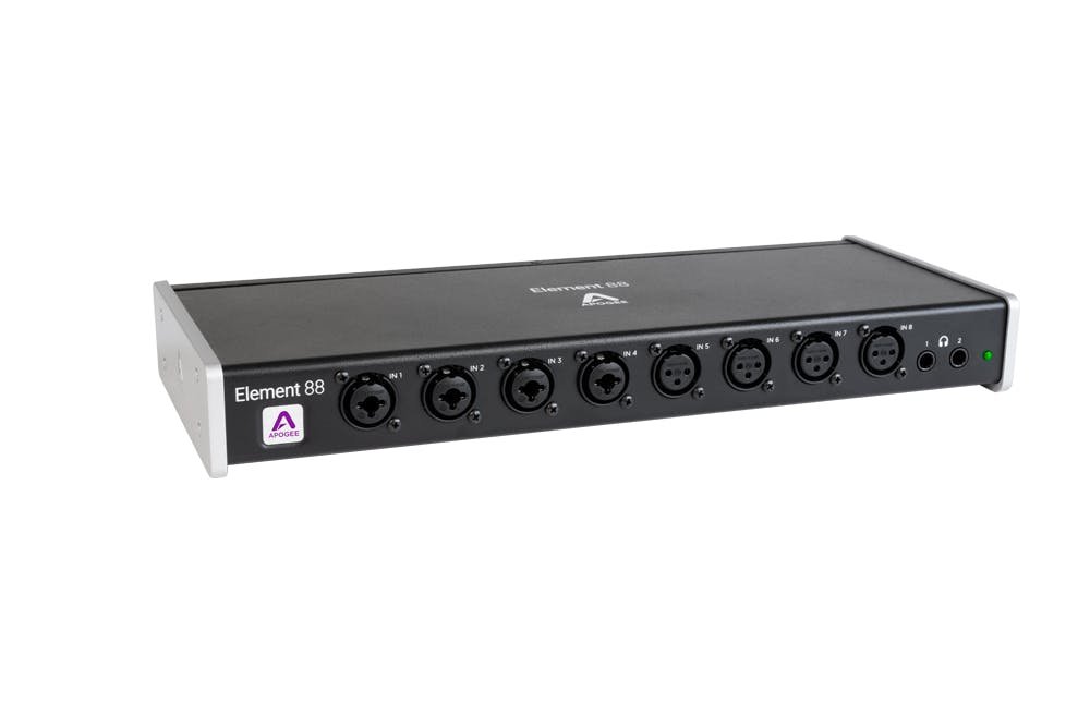 Apogee Element 88 Thunderbolt Audio Interface w/ 8 Mic Pres - 122300-Element-88-3-quarters-on-white-1000.jpg