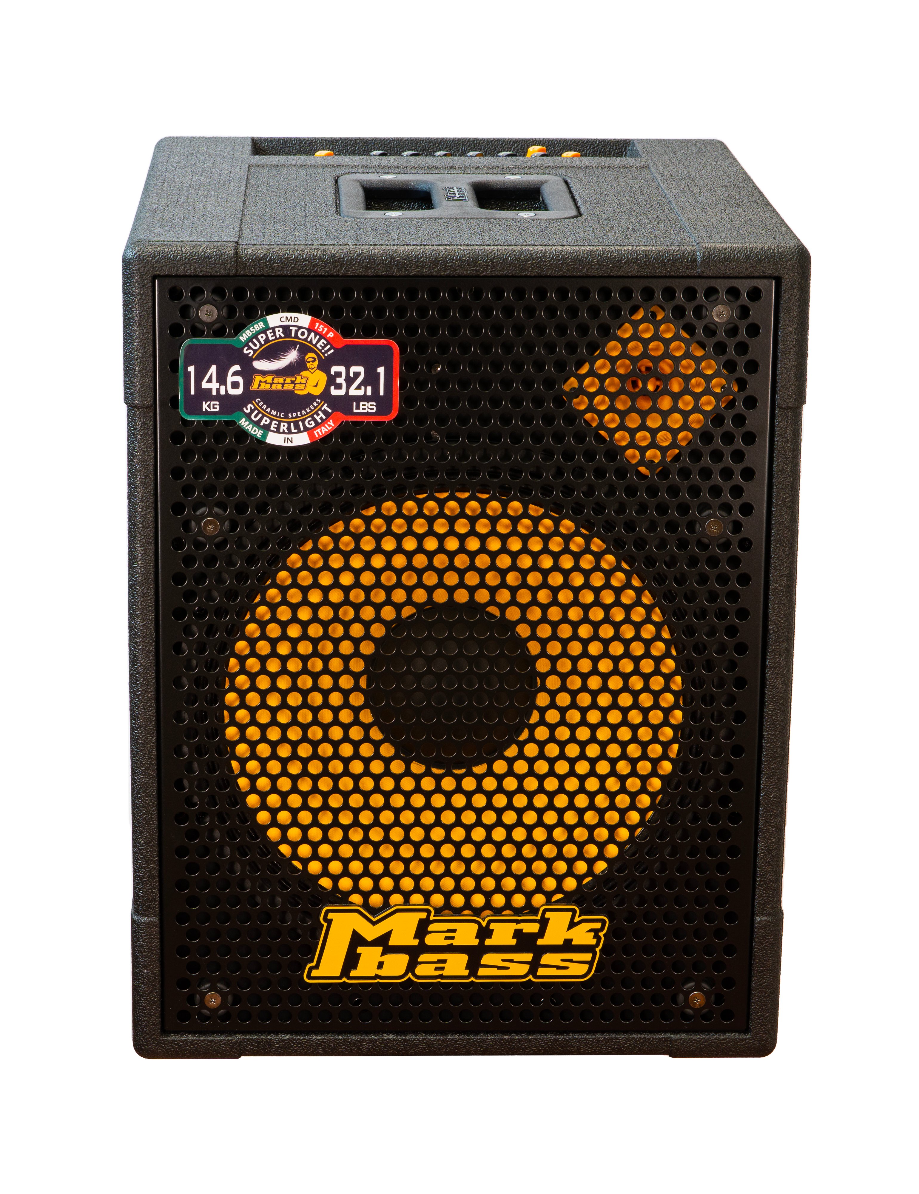 Markbass MB58R CMD 151 P 300W 1x15 Classic Ceramic Speaker Bass Combo - frontale-alta_sfondo-bianco.jpg