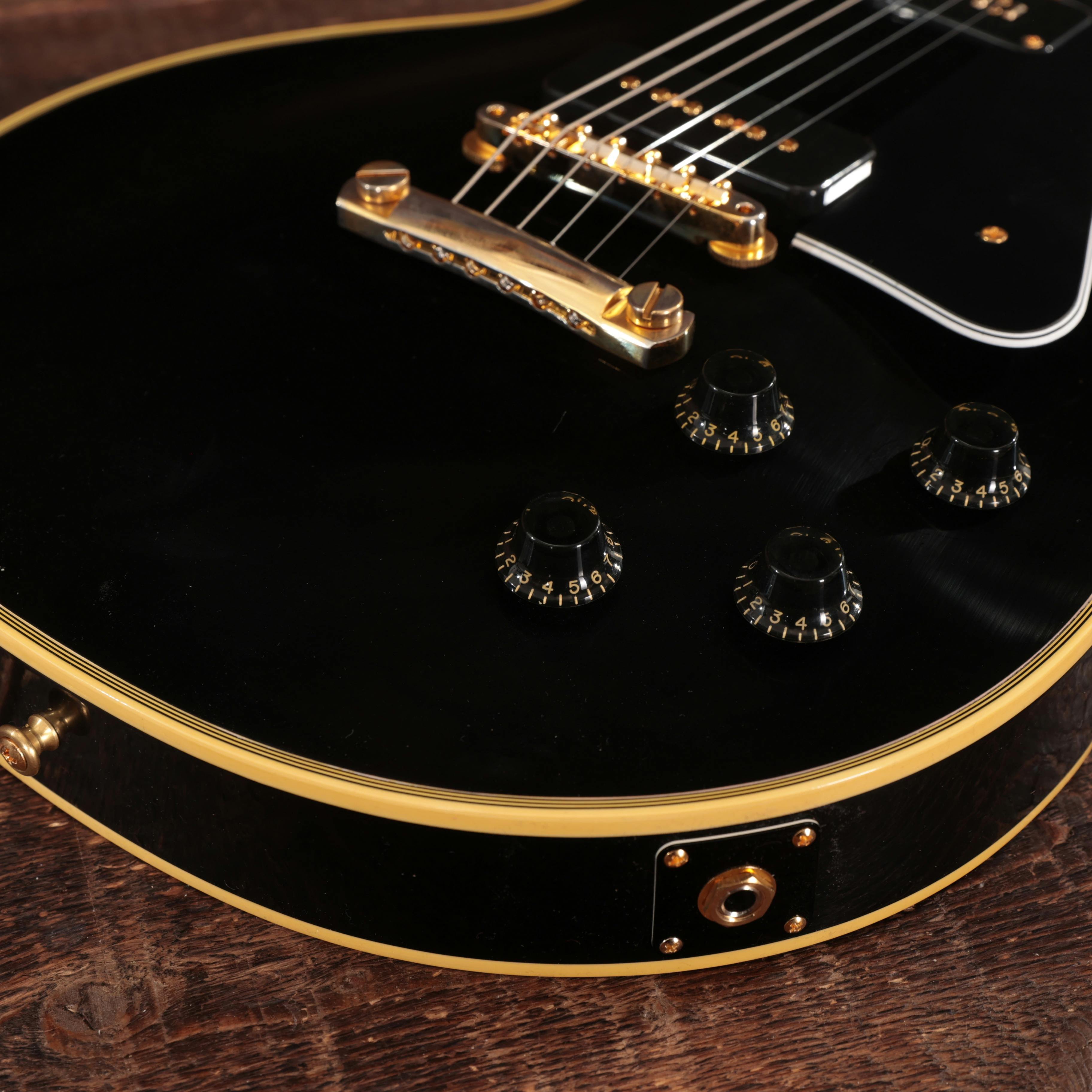 Gibson Custom Shop 1954 Les Paul Custom Staple Pickup Reissue VOS Ebony - LPB54VOEBGH1-43516-9.jpg