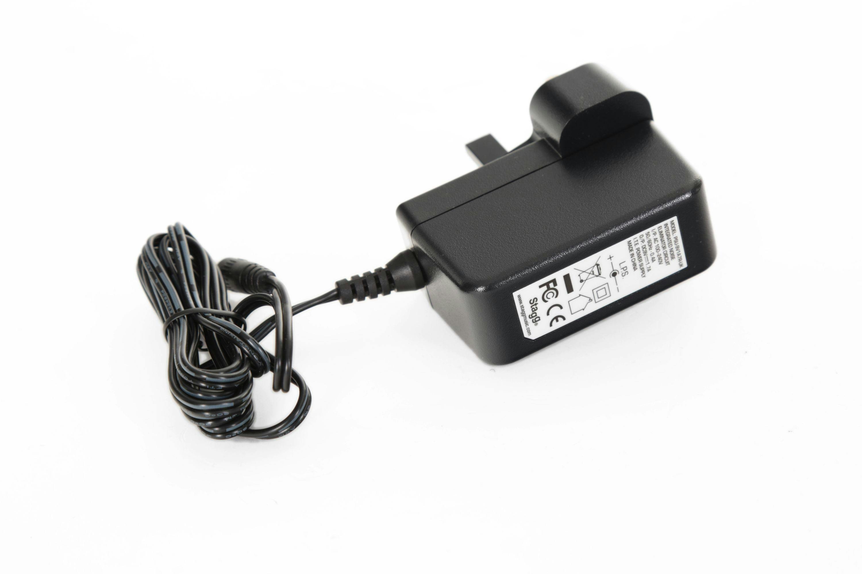 Stagg 9V 1.7 Amp DC Adapter For Guitar Effect Pedals - 382519-PSU9V1A7RUK (4).jpg