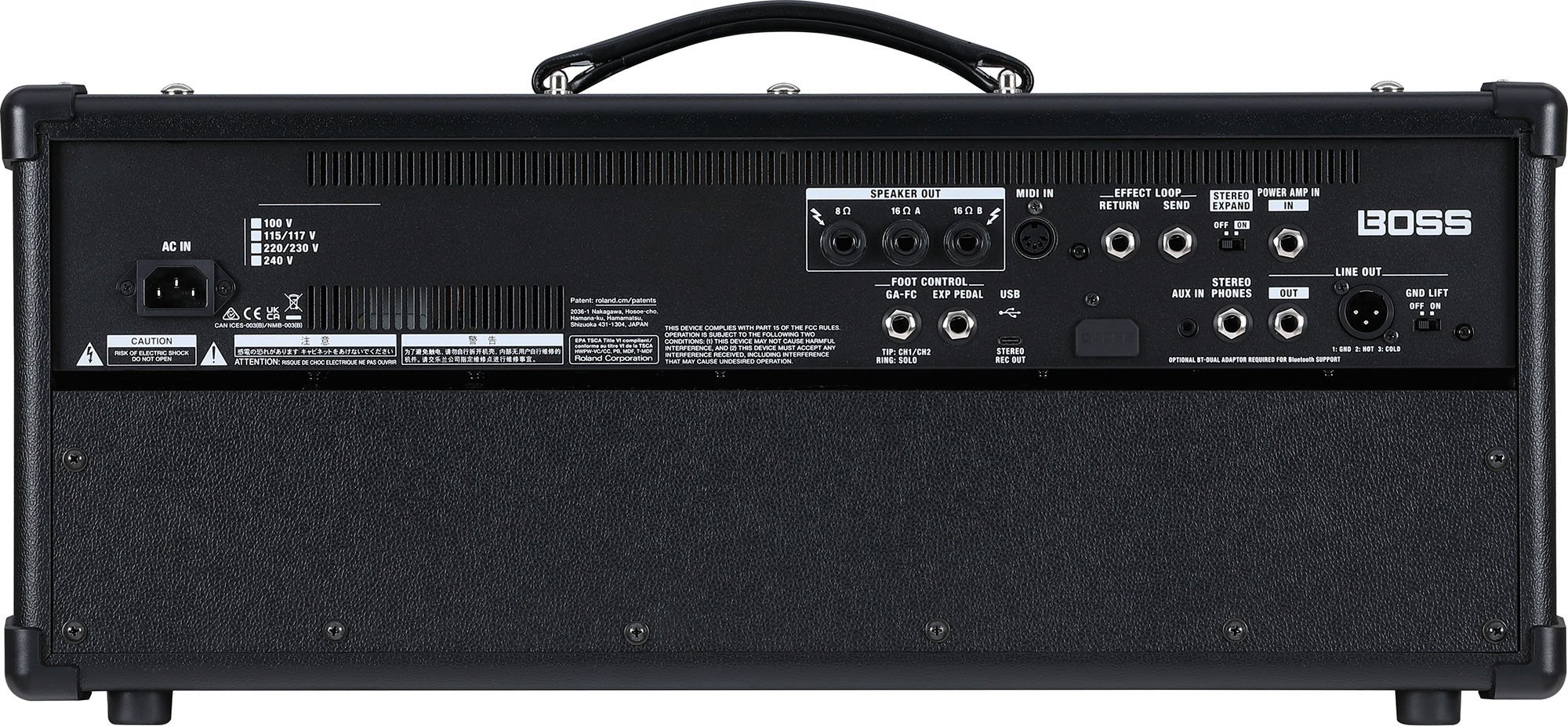 Boss Katana Artist Gen 3 100w Guitar Amp Head - KTN-ART 3HD_rear.jpg