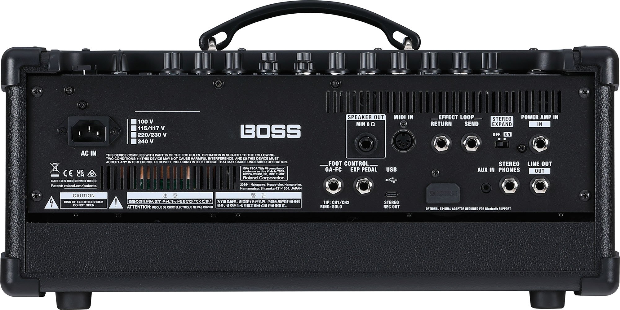 Boss Katana Gen 3 100w Guitar Amp Head - KTN-HEAD 3_rear.jpg