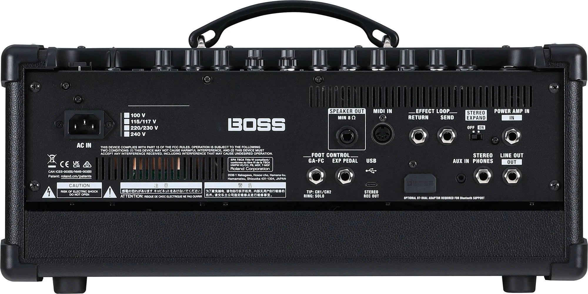 Boss Katana Gen 3 100w Guitar Amp Head - KTN-HEAD 3_rear.jpg