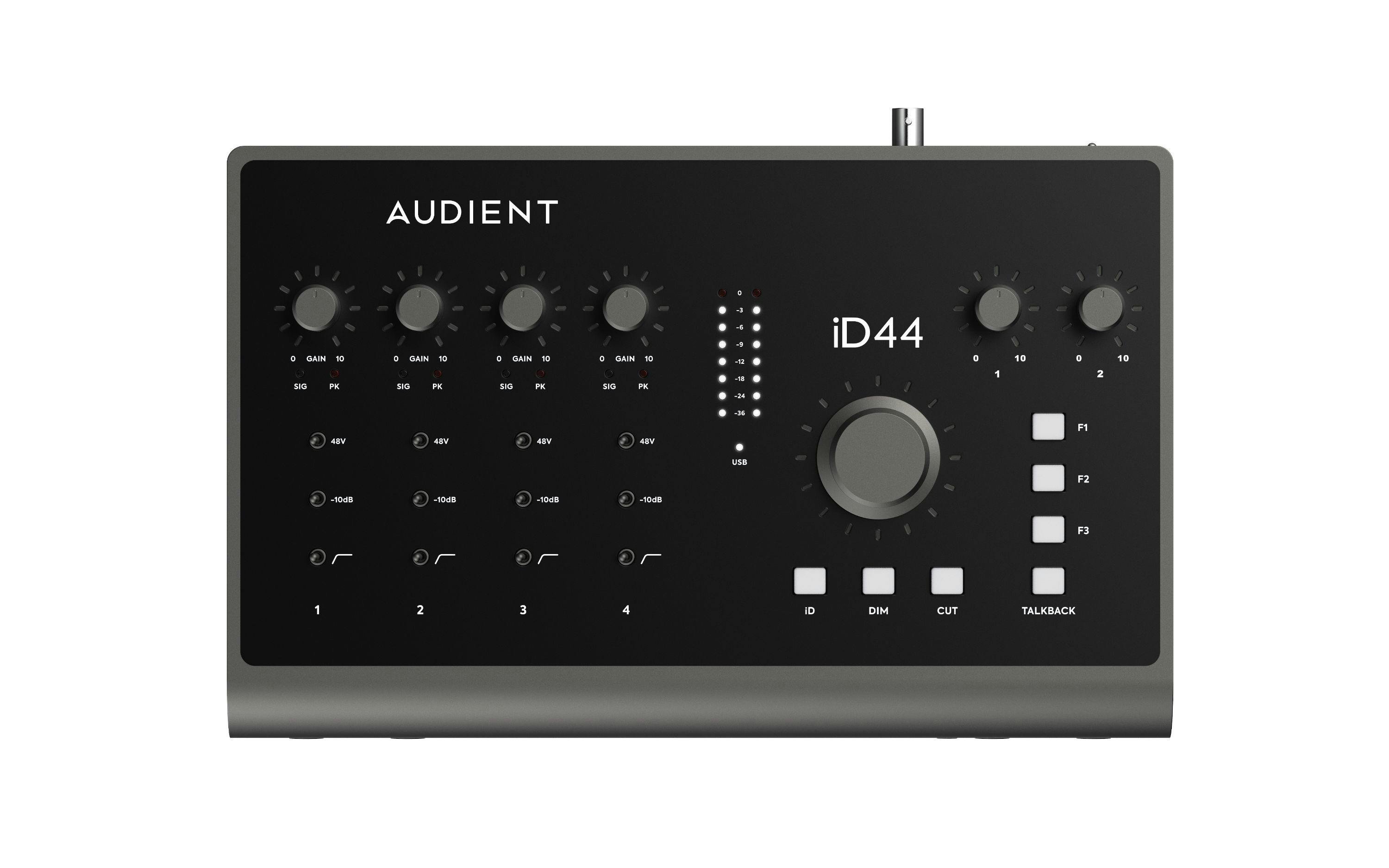 Audient ID44 MKii High Performance USB Interface - 514563-iD44 Top Ortho.jpg