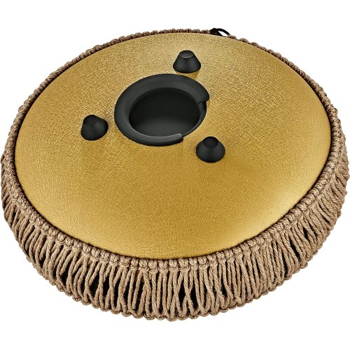 Meinl Sonic Energy 10in Medium Octave Steel Tongue Drum C Major 8 Notes 432 Hz Gold - MOSTD3G_web_detail_01.jpg