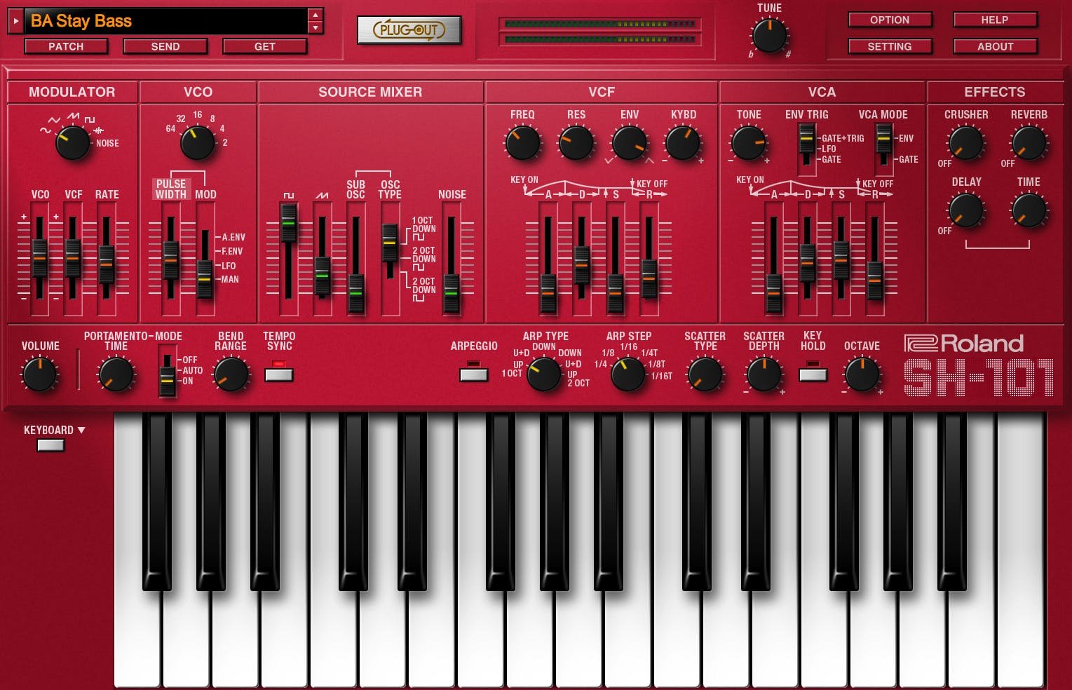 Roland Cloud SH-101 Virtual Instrument Plugin - Lifetime Key - 413211-SH-101 Red.jpg